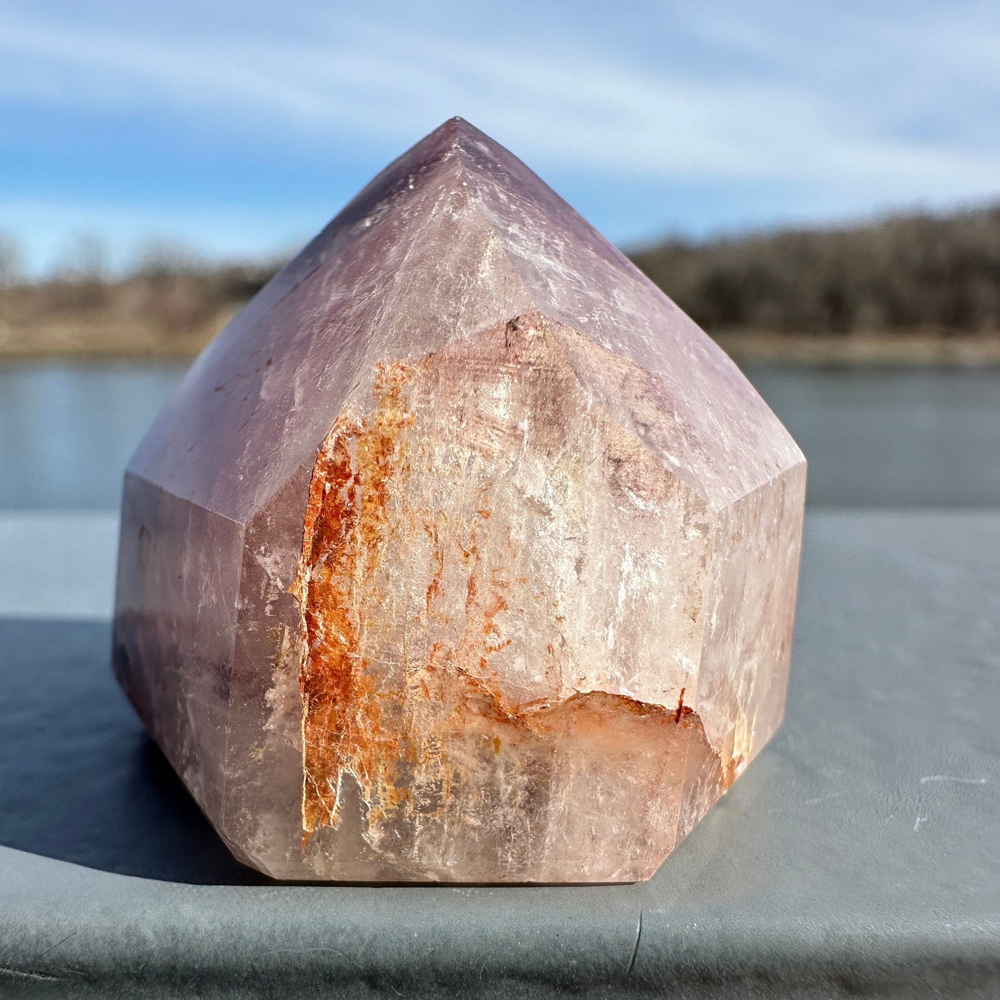 Rare Pink Lithium Point from Brazil | Lithium Tower | Lithium Crystal | Rare Crystals | Pink Lithium Crystal | Lithium Quartz