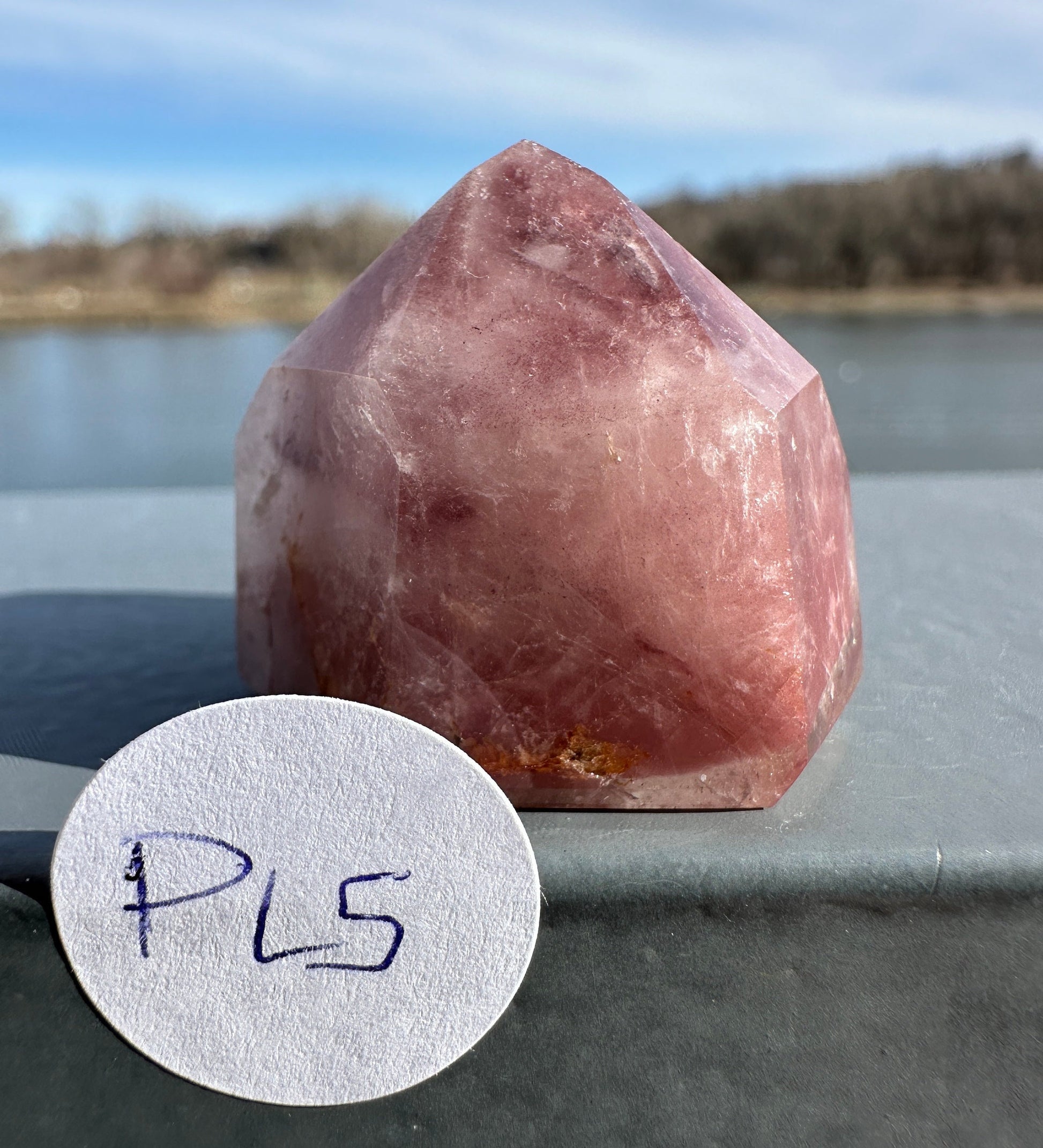 Rare Pink Lithium Point from Brazil | Lithium Tower | Lithium Crystal | Rare Crystals | Pink Lithium Crystal | Lithium Quartz