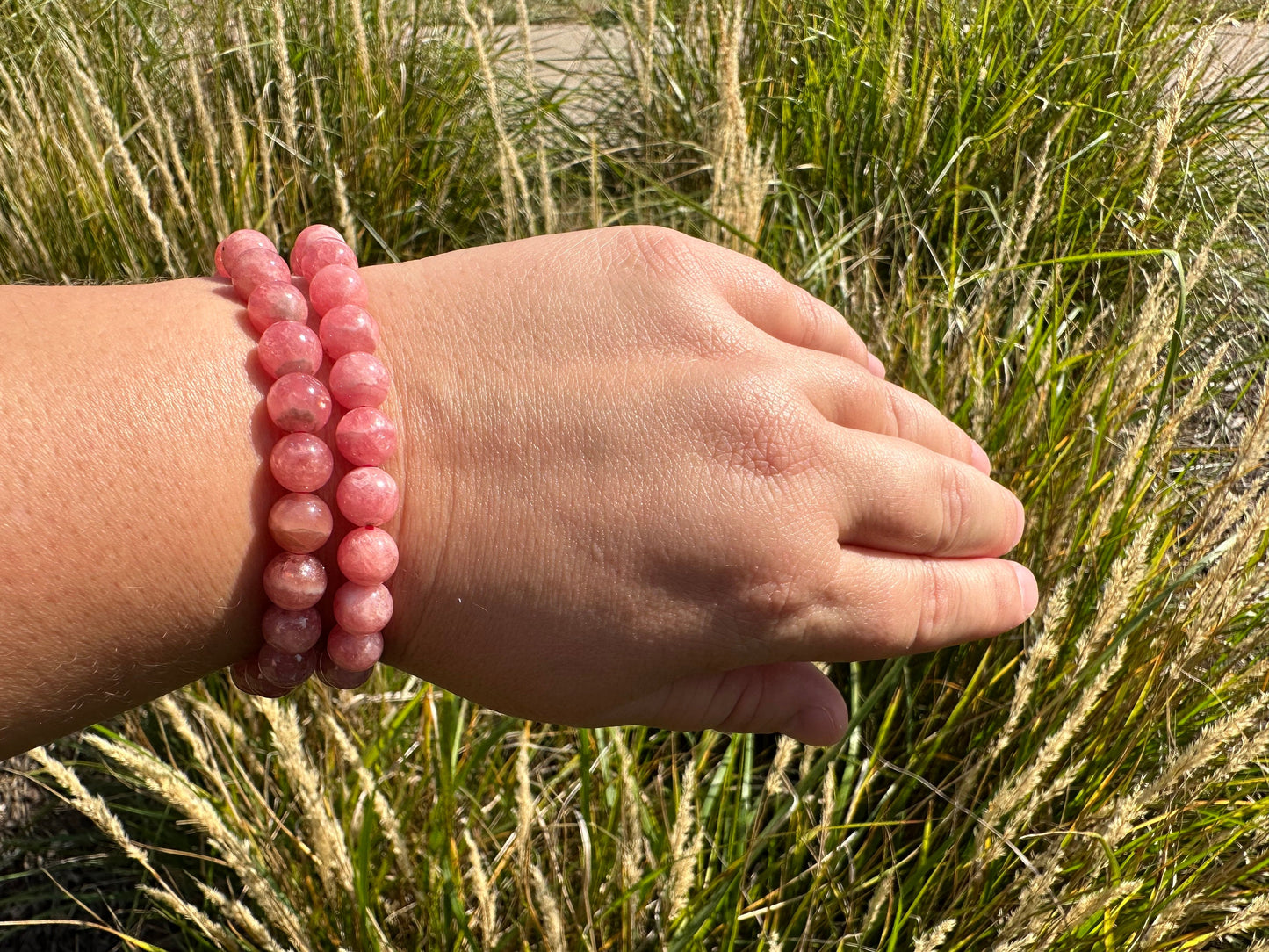 One (1) 8mm Rhodochrosite Bracelet| Heart Healing | Love | Compassion | Self Acceptance | Unconditional Love