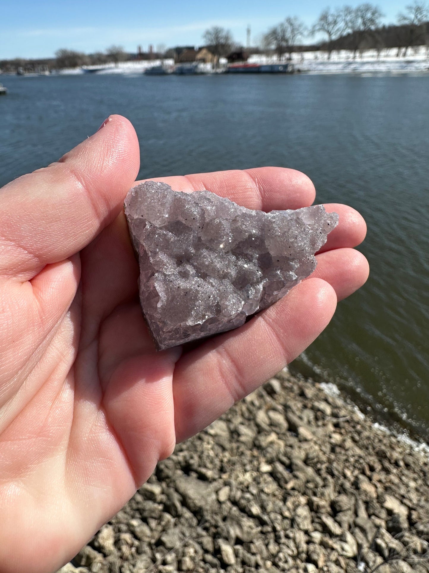 Rainbow Sugar Druzy Cluster | Natural Druzy | Raw Amethyst | Sugar Druzy | Amethyst