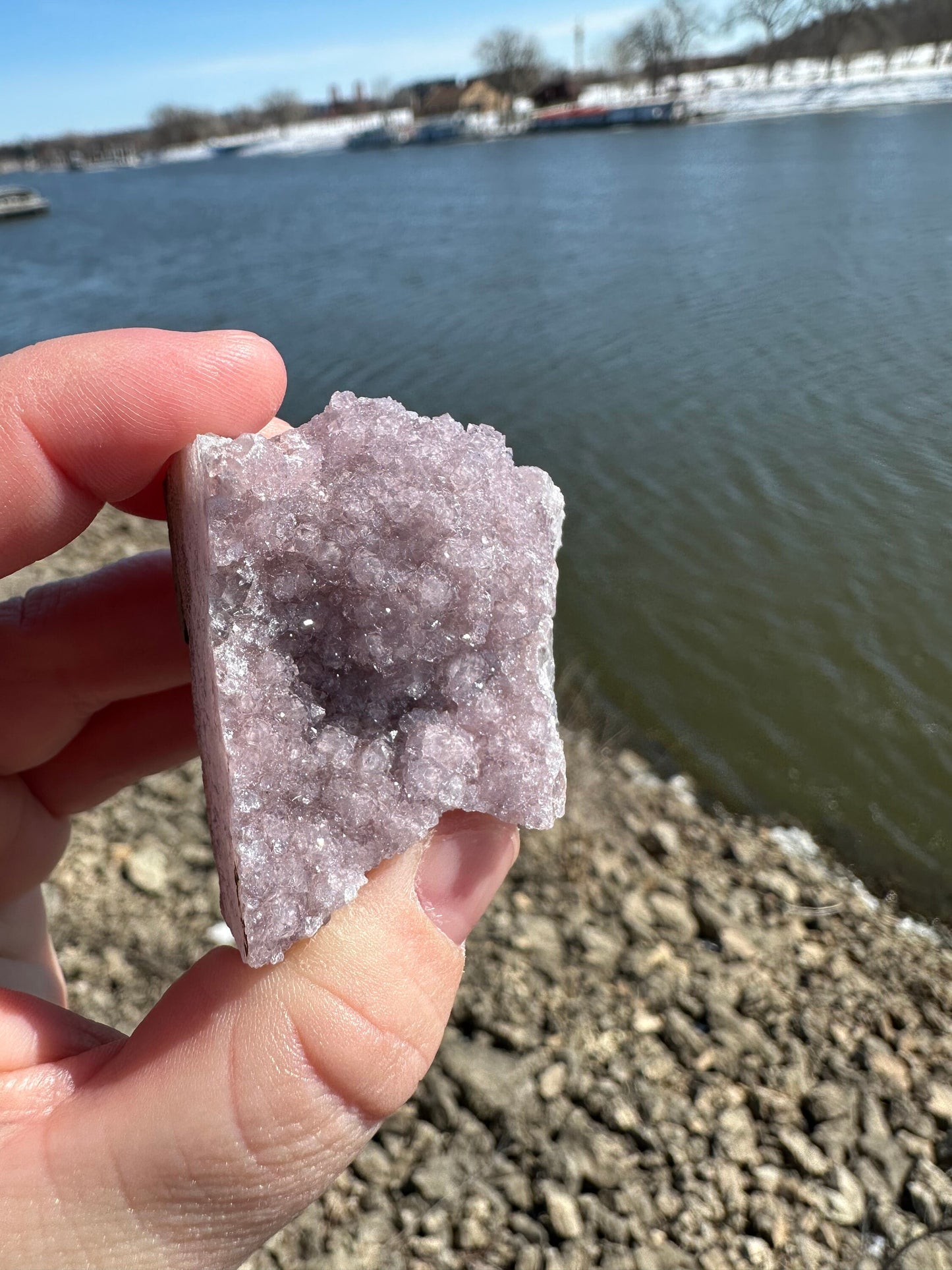 Rainbow Sugar Druzy Cluster | Natural Druzy | Raw Amethyst | Sugar Druzy | Amethyst