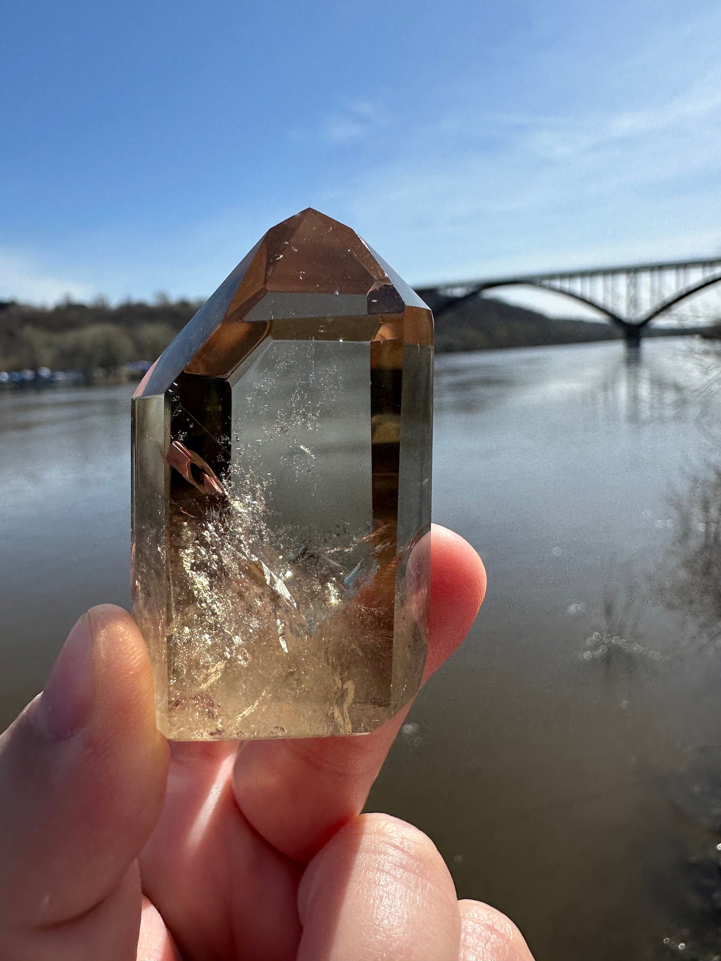 Citrine Tower | Abundance | Wealth | Sunshine | Quartz