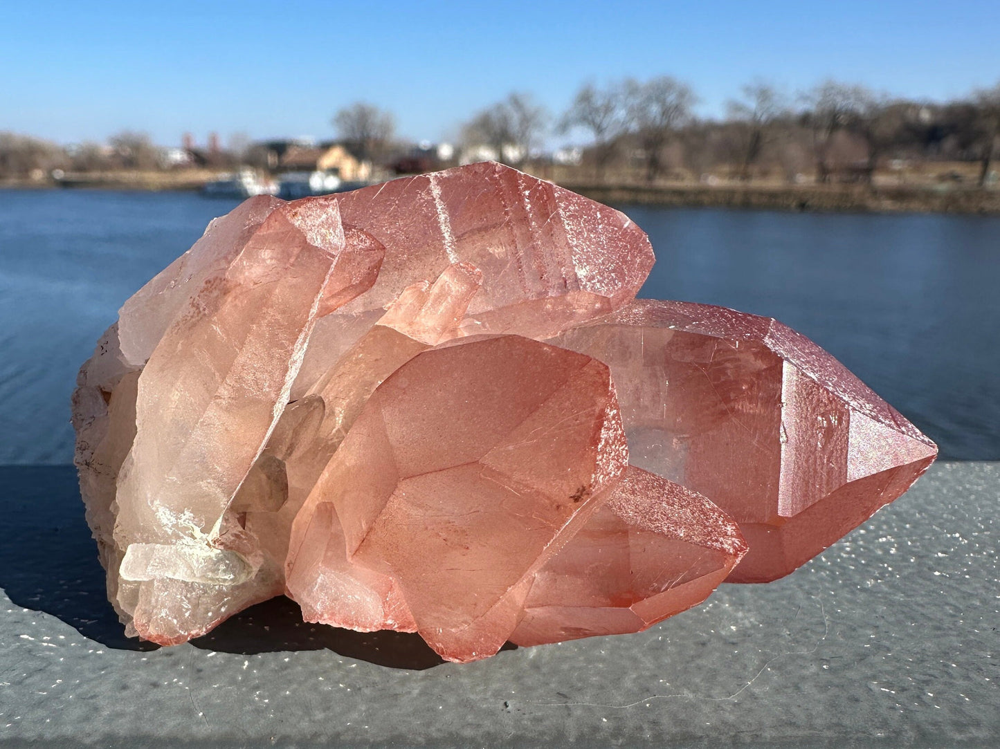 Incredible Raw Pink Lemurian Cluster | Rare Lemurian | Lemurian Point | Authentic Lemurian