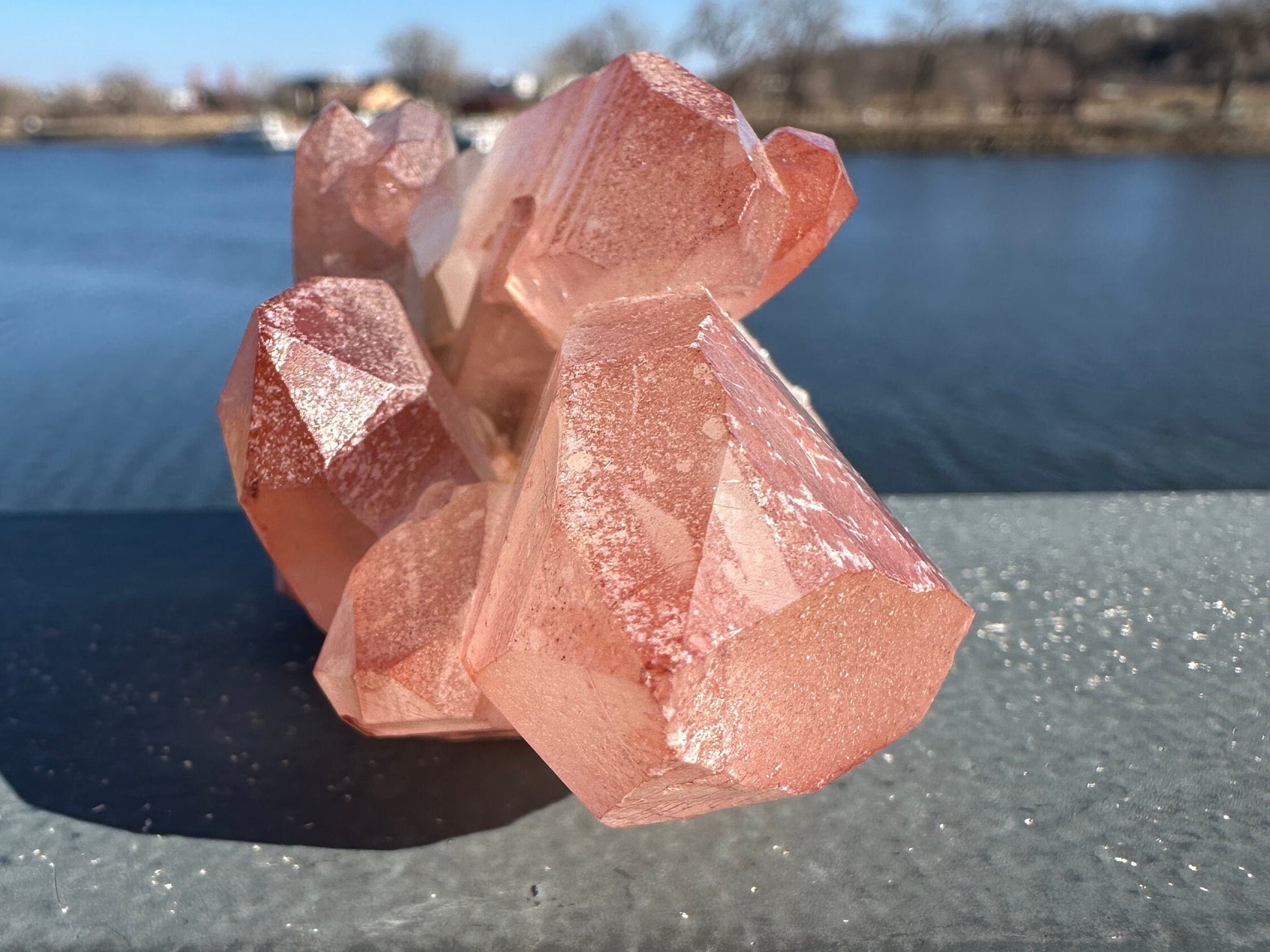 Incredible Raw Pink Lemurian Cluster | Rare Lemurian | Lemurian Point | Authentic Lemurian