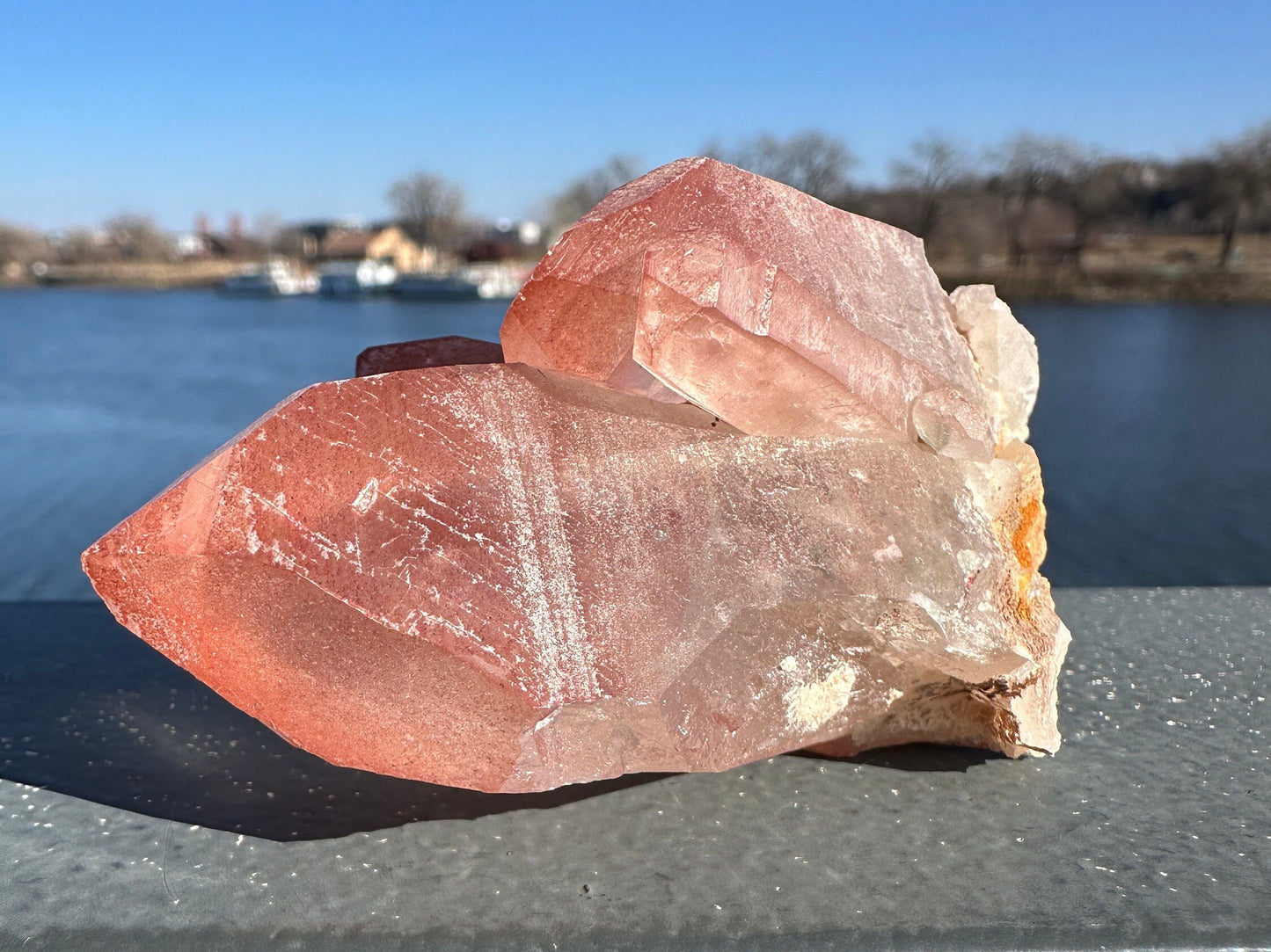 Incredible Raw Pink Lemurian Cluster | Rare Lemurian | Lemurian Point | Authentic Lemurian