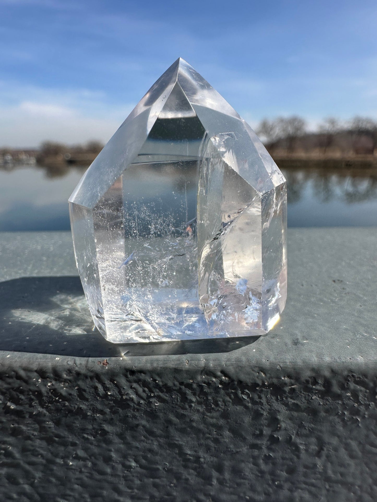 High Quality Clear Quartz Tower