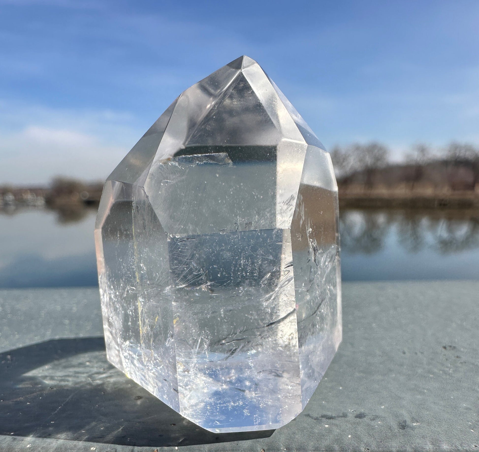 High Quality Clear Quartz Tower