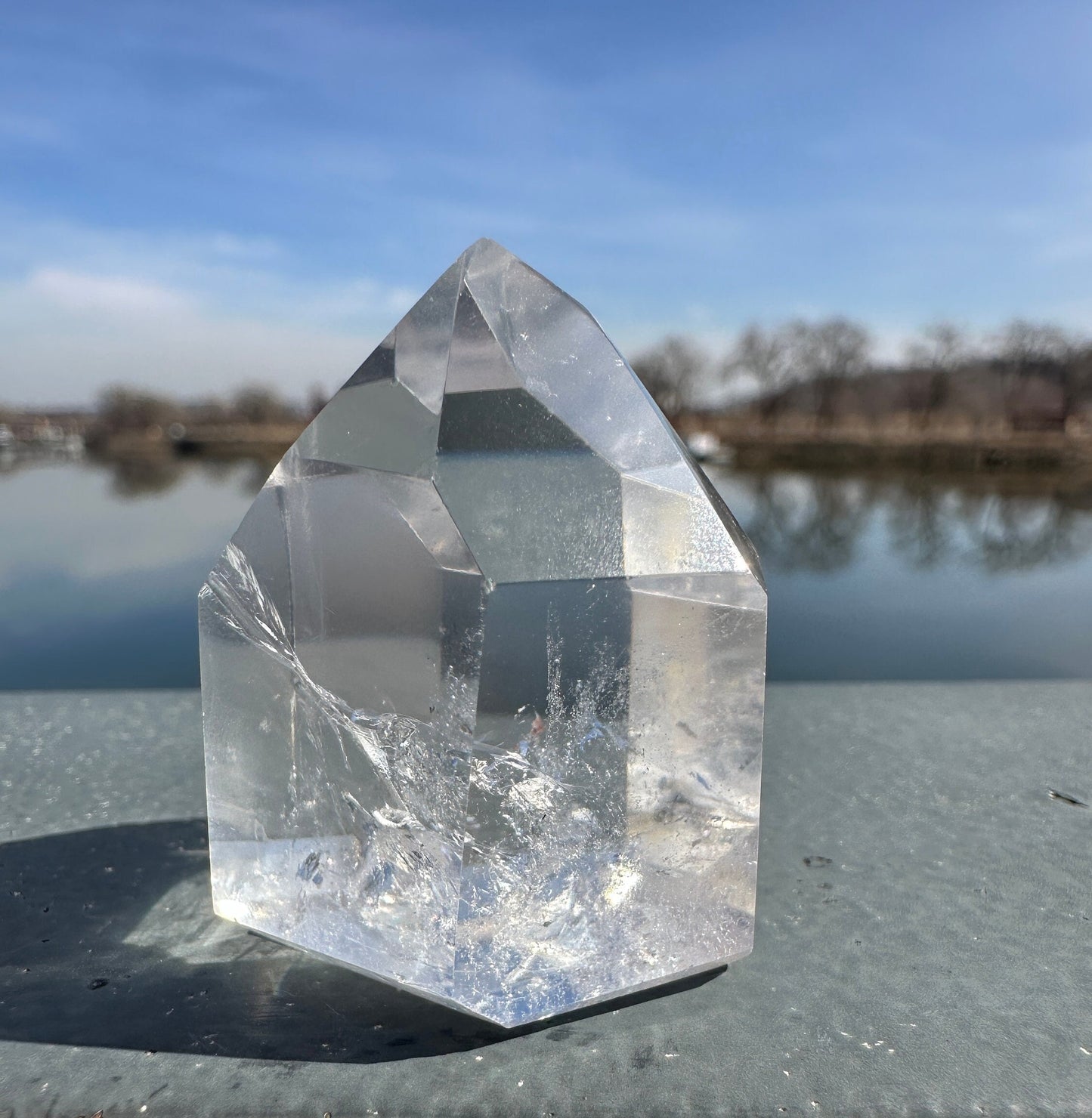 High Quality Clear Quartz Tower