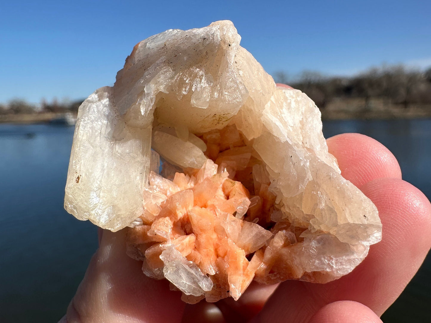 Beautiful Stilbite and Heulandite Clusters from India