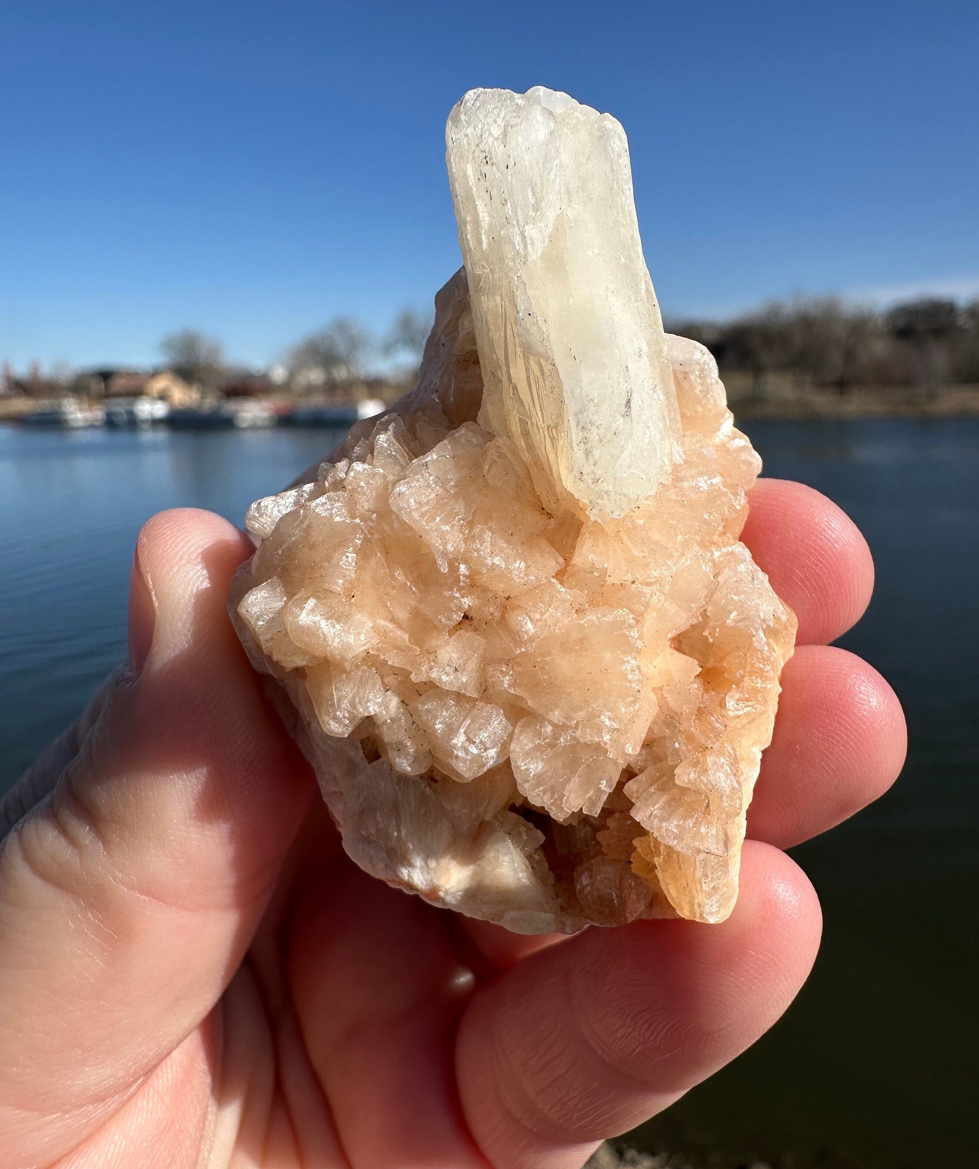 Beautiful Stilbite and Heulandite Clusters from India