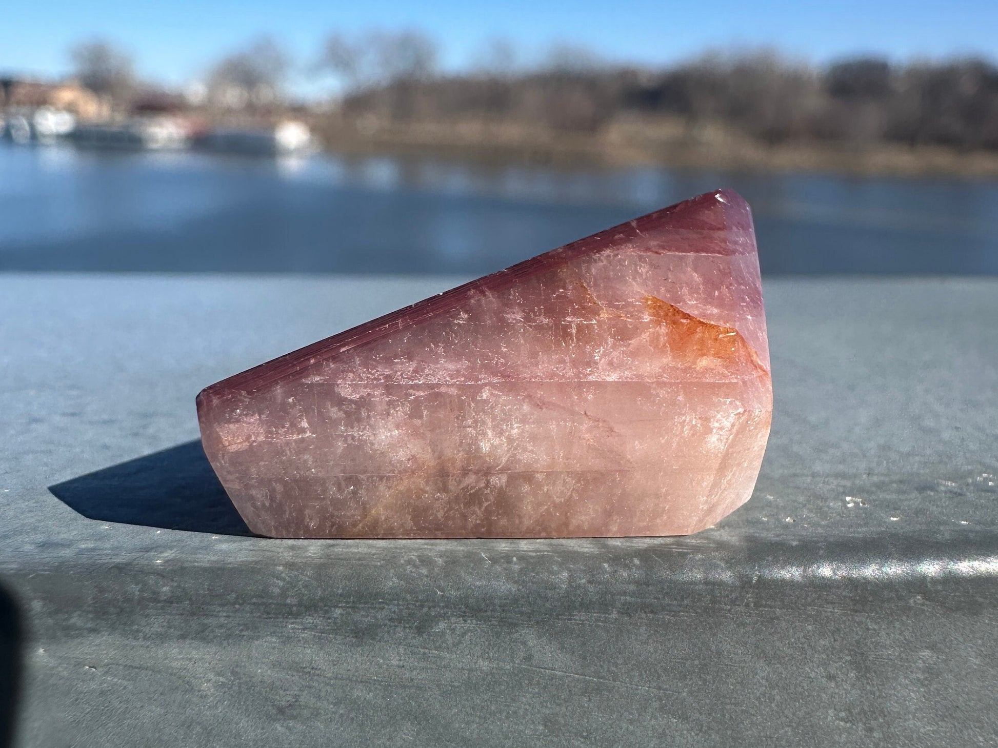 Rare Pink Lithium Point from Brazil | Lithium Tower | Lithium Crystal | Rare Crystals | Pink Lithium Crystal | Lithium Quartz