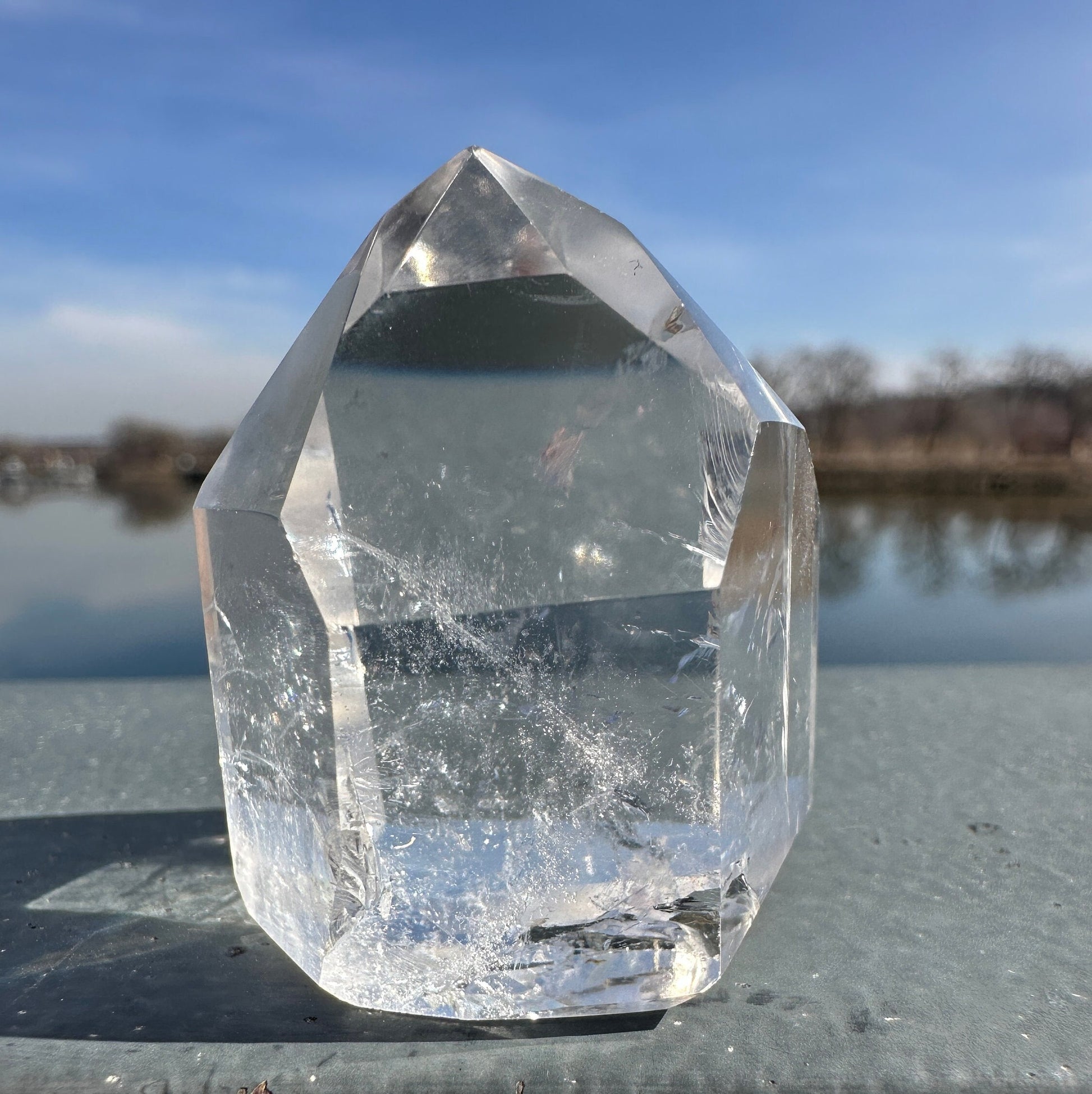 High Quality Clear Quartz Tower