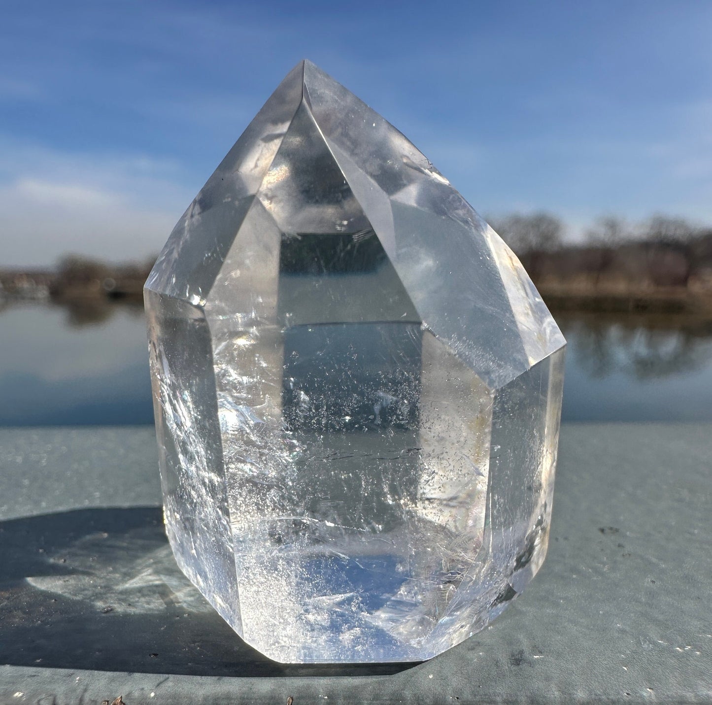 High Quality Clear Quartz Tower