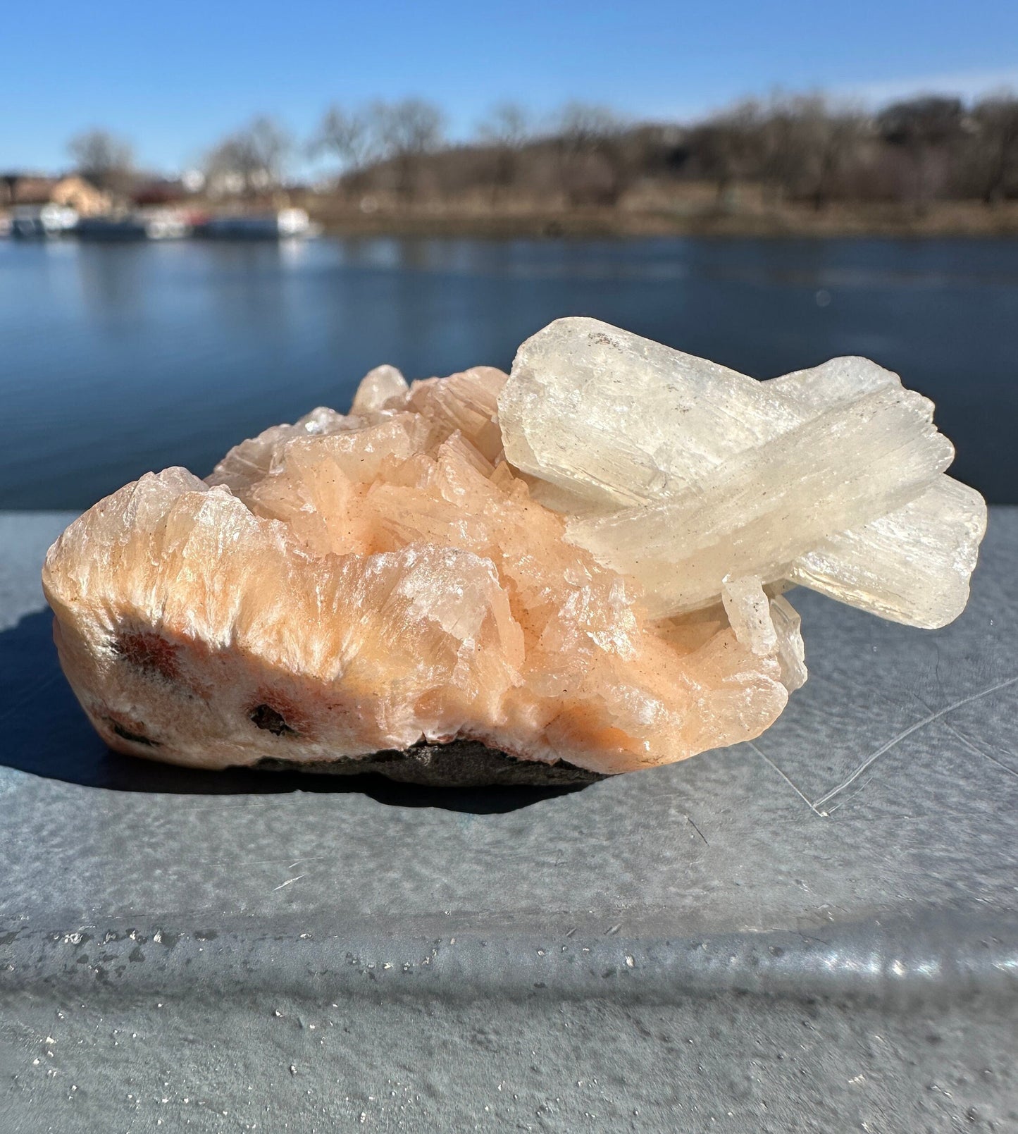 Beautiful Stilbite and Heulandite Clusters from India