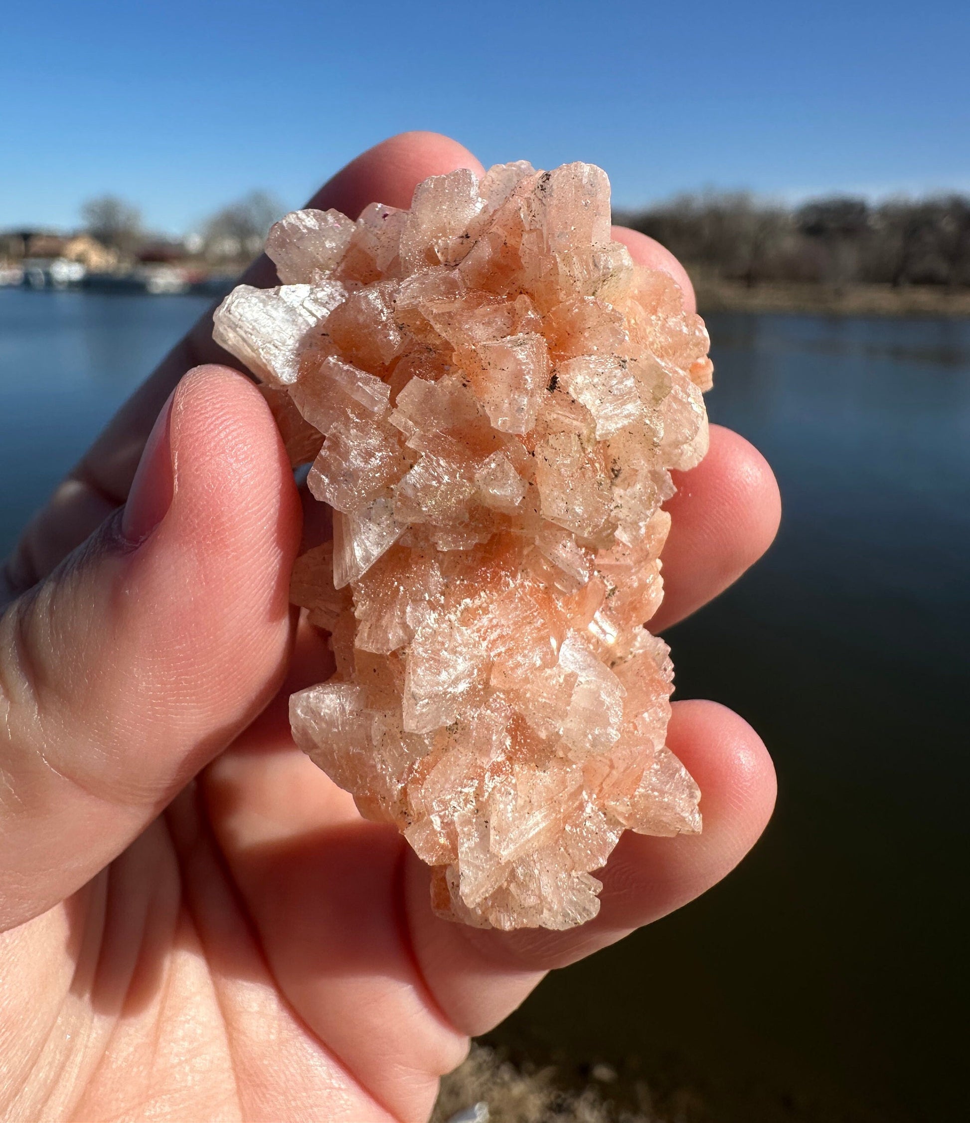 Beautiful Stilbite and Heulandite Clusters from India