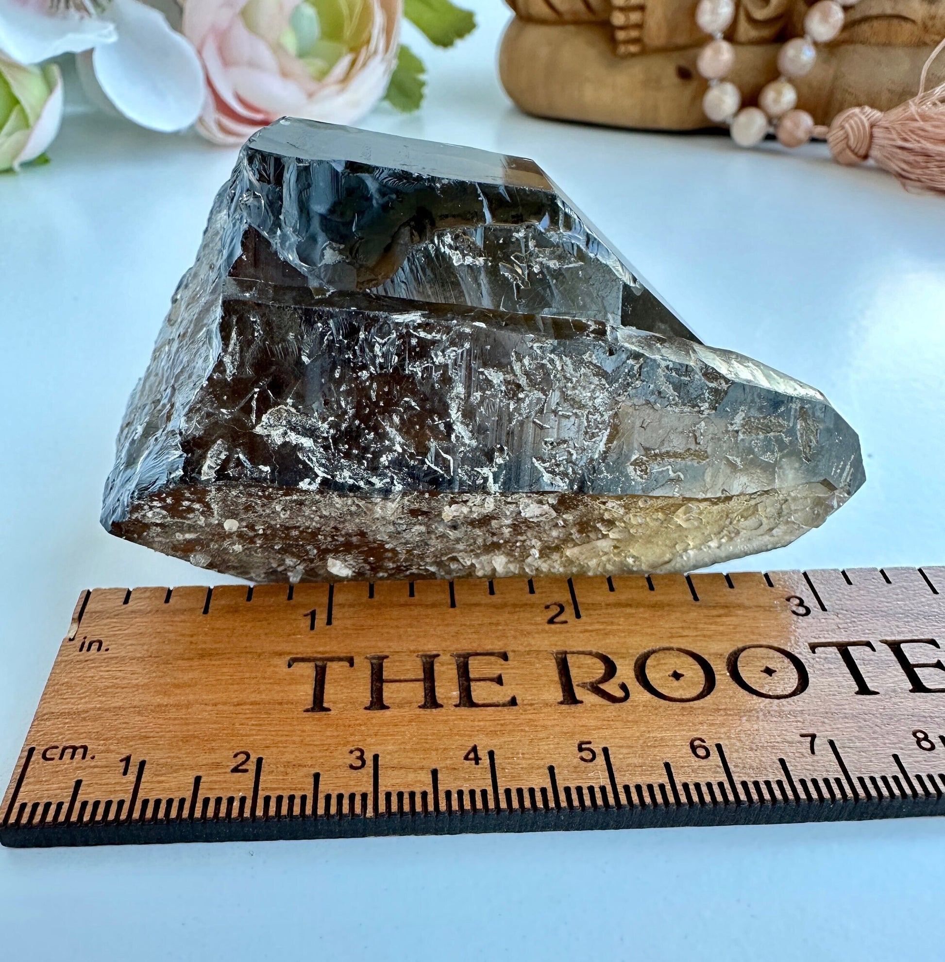 Special Raw Twin Smoky Lemurian Points | Rare Lemurian | Lemurian Point | Authentic Lemurian