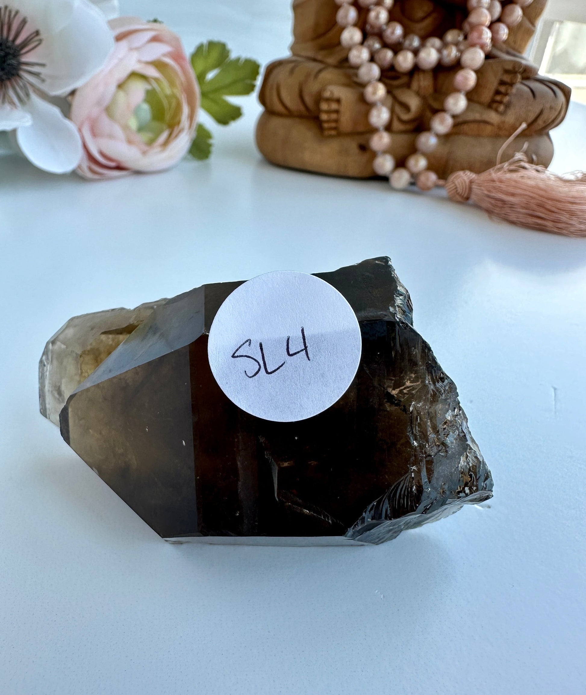 Special Raw Twin Smoky Lemurian Points | Rare Lemurian | Lemurian Point | Authentic Lemurian
