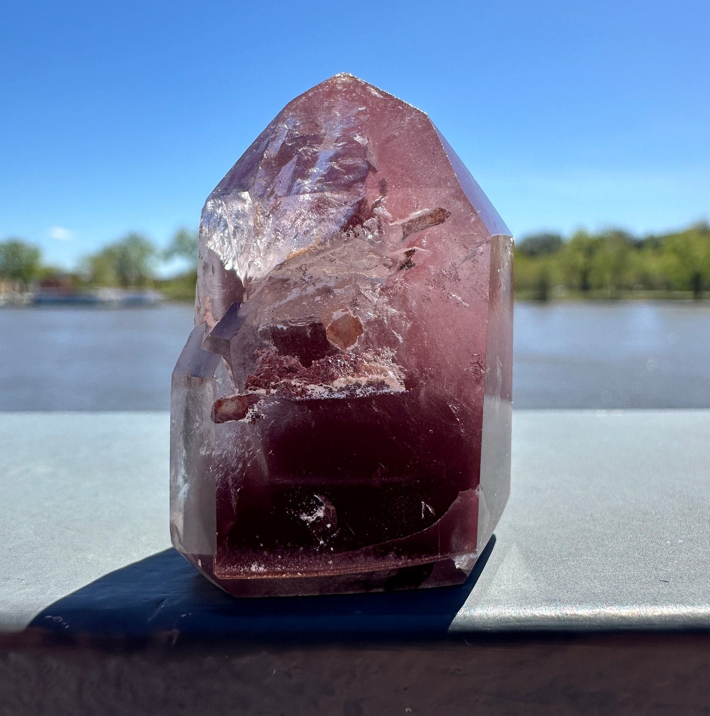 Rare Pink Lithium Point from Brazil | Lithium Tower | Lithium Crystal | Rare Crystals | Pink Lithium Crystal | Lithium Quartz