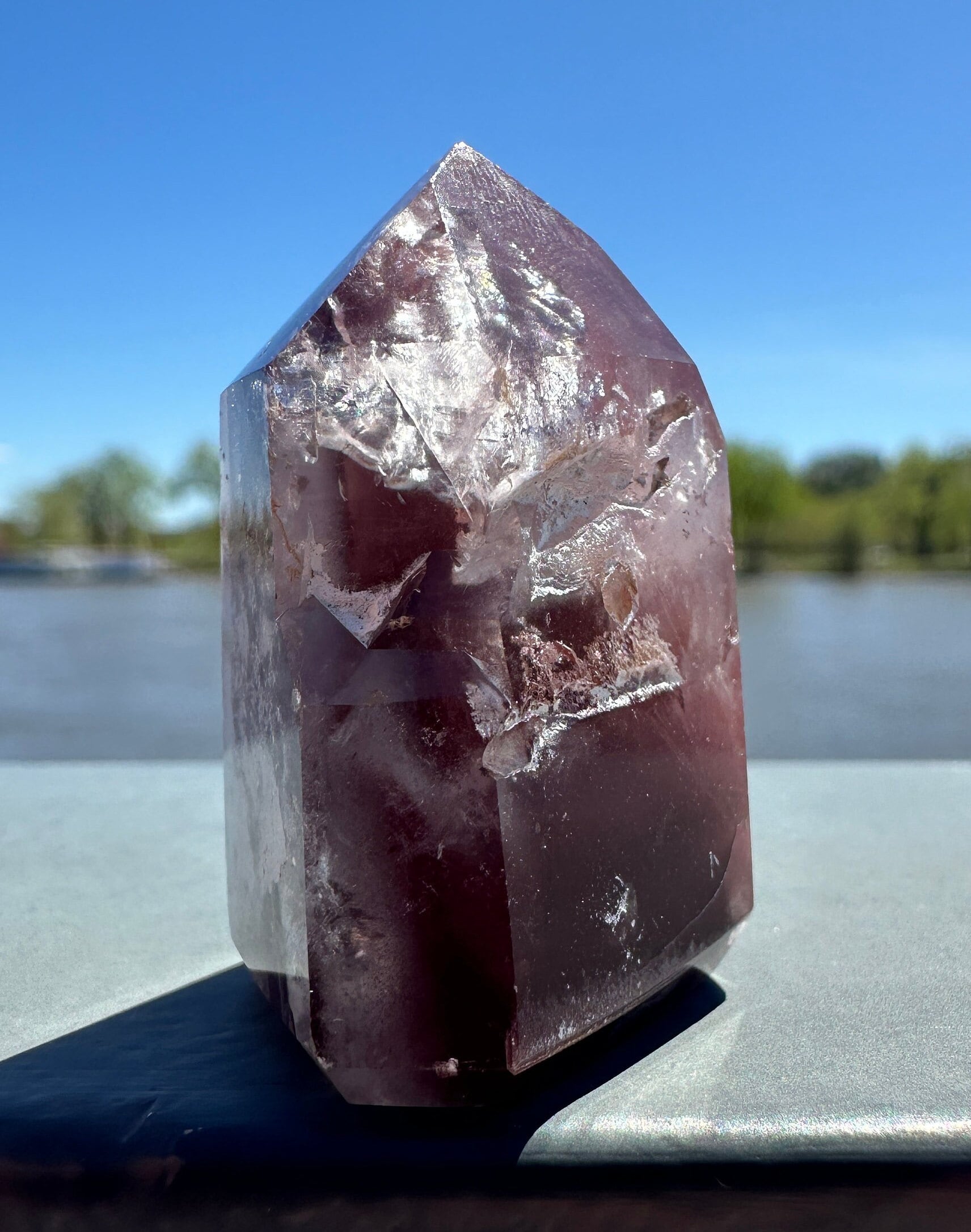 Rare Pink Lithium Point from Brazil | Lithium Tower | Lithium Crystal | Rare Crystals | Pink Lithium Crystal | Lithium Quartz