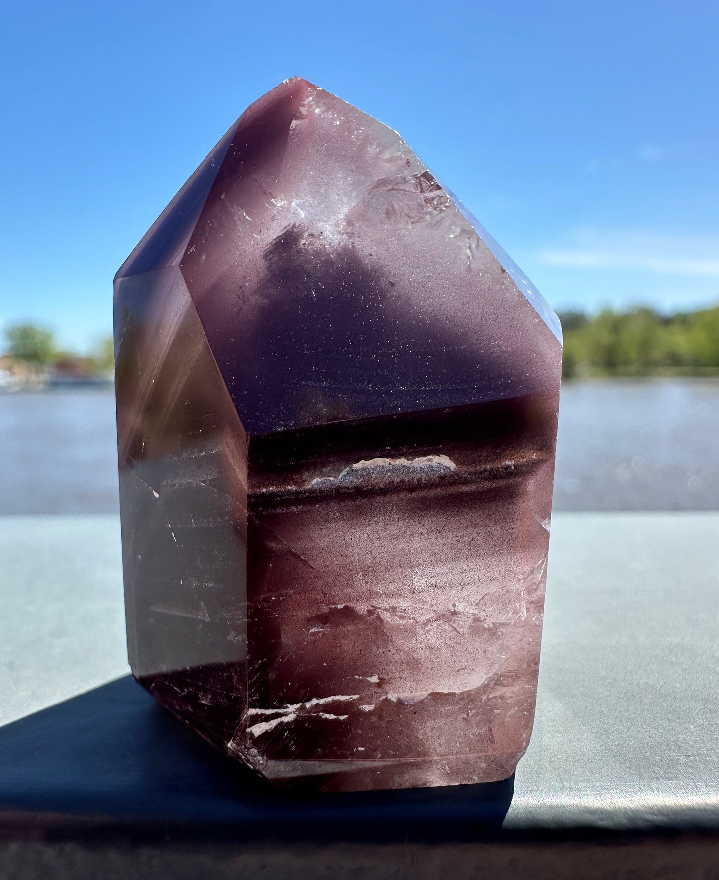 Rare Pink Lithium Point from Brazil | Lithium Tower | Lithium Crystal | Rare Crystals | Pink Lithium Crystal | Lithium Quartz