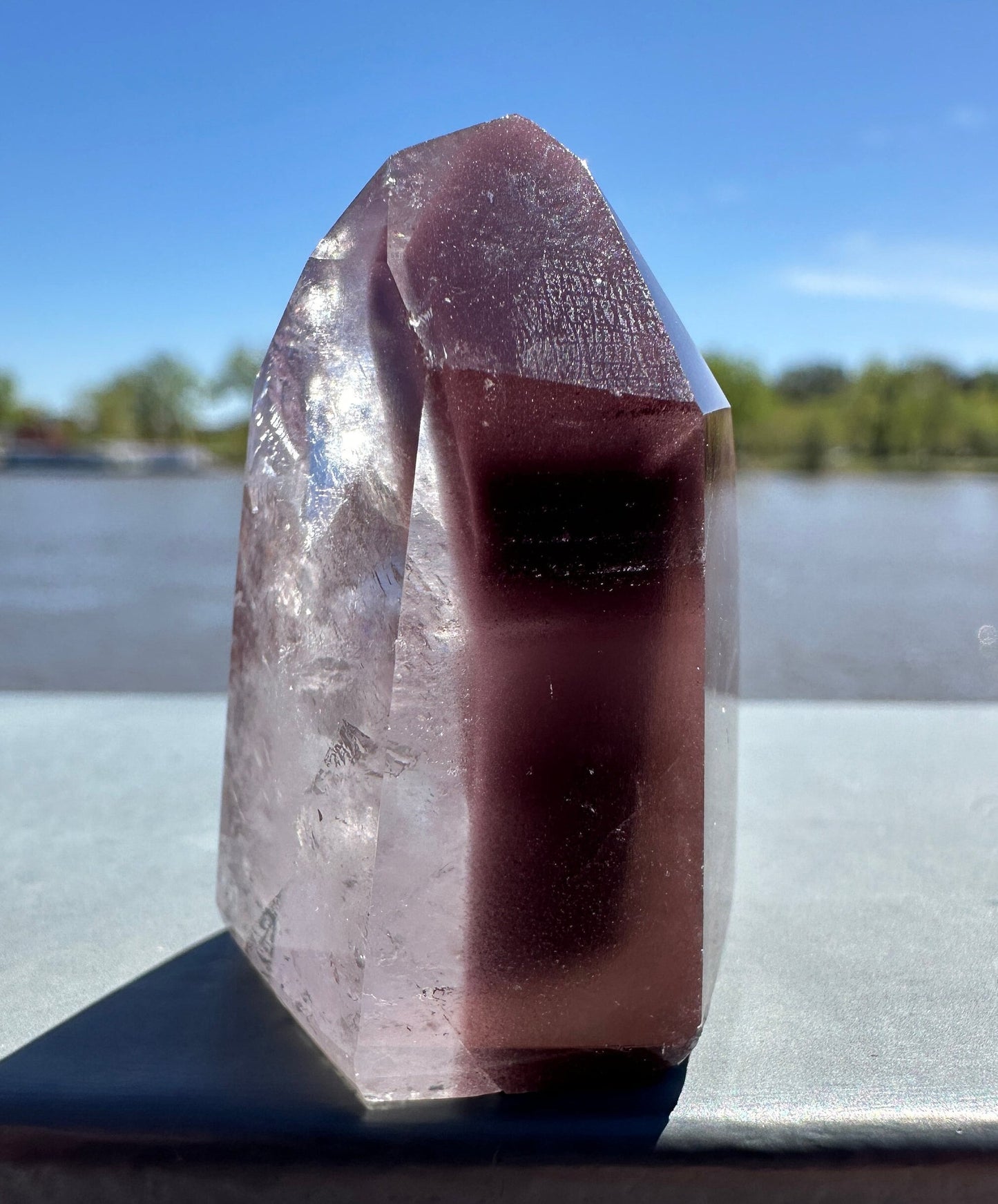 Rare Pink Lithium Point from Brazil | Lithium Tower | Lithium Crystal | Rare Crystals | Pink Lithium Crystal | Lithium Quartz