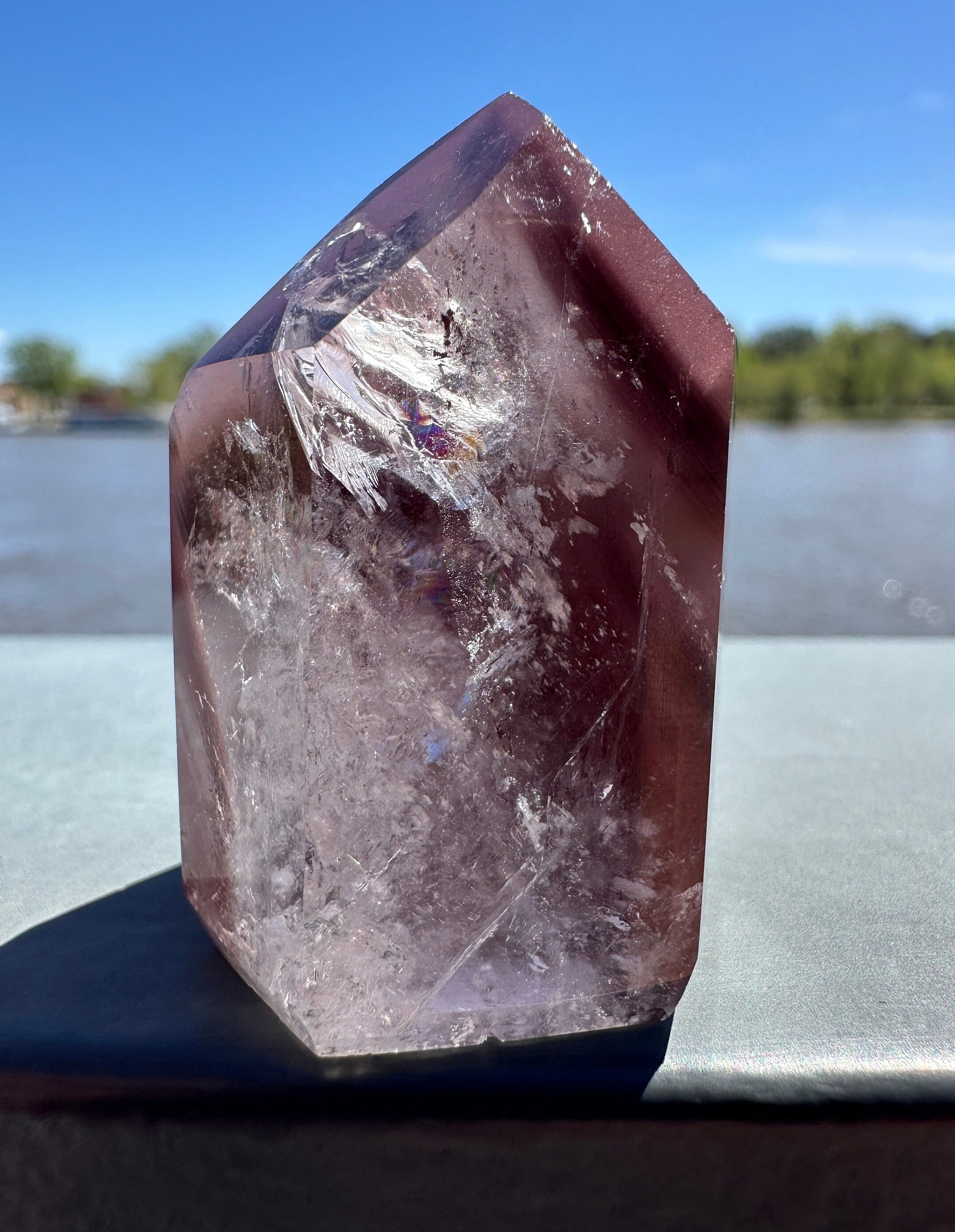 Rare Pink Lithium Point from Brazil | Lithium Tower | Lithium Crystal | Rare Crystals | Pink Lithium Crystal | Lithium Quartz