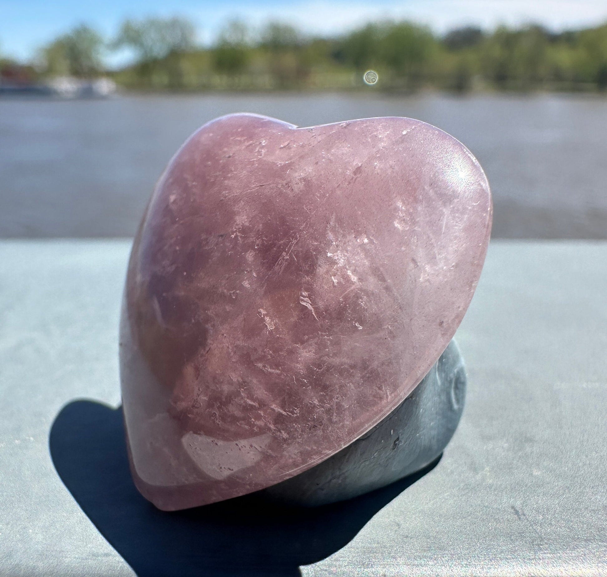 Rare Pink Lithium Heart Carving from Brazil | Lithium Tower | Lithium Crystal | Rare Crystals | Pink Lithium Crystal | Lithium Quartz