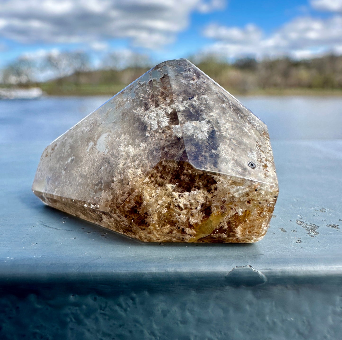 Extra High Quality Inclusion Quartz Freeform | Lodalite | Quartz | High Quality Quartz | Quartz Tower | Jewels