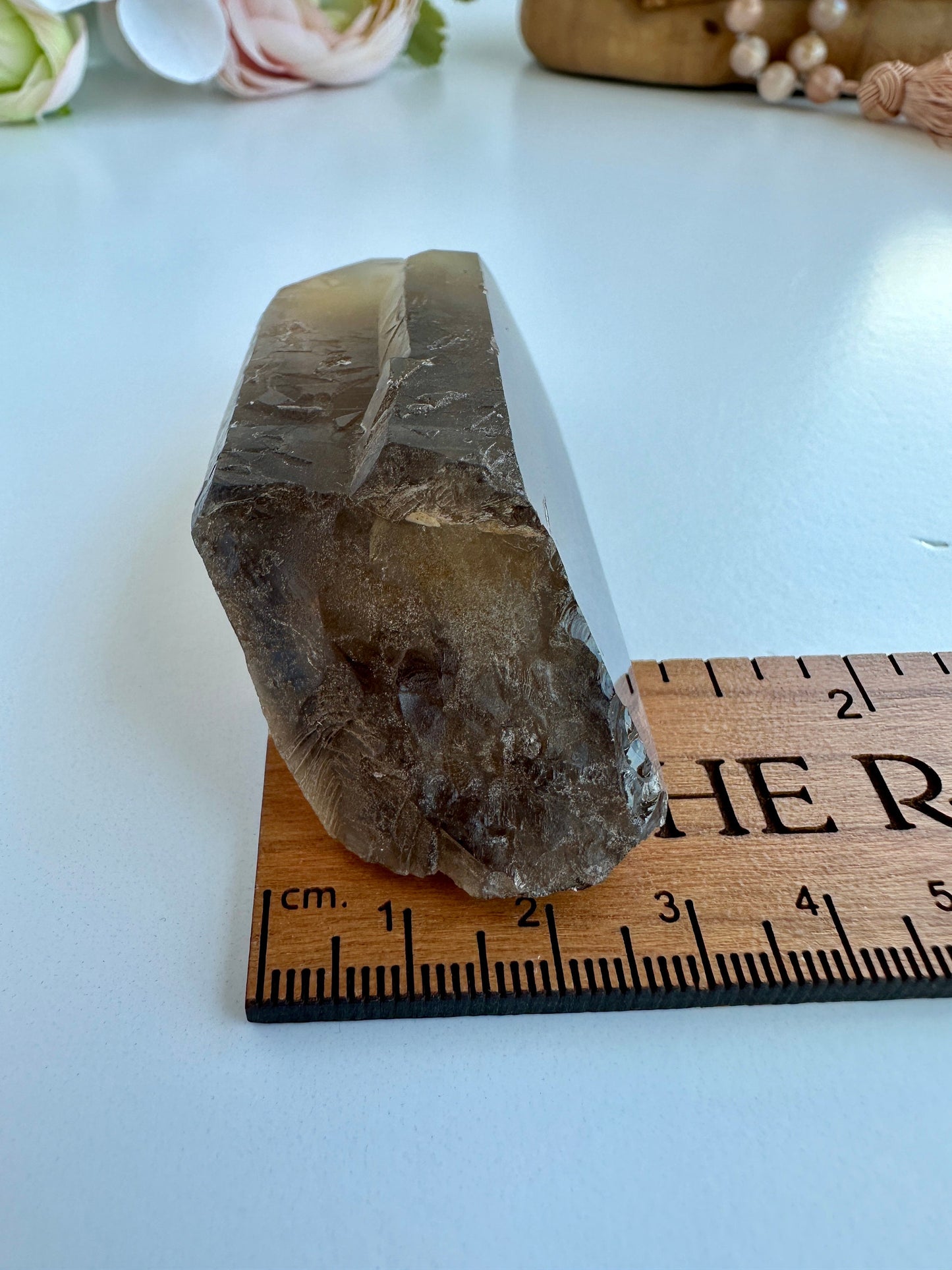 Special Raw Twin Smoky Lemurian Points | Rare Lemurian | Lemurian Point | Authentic Lemurian