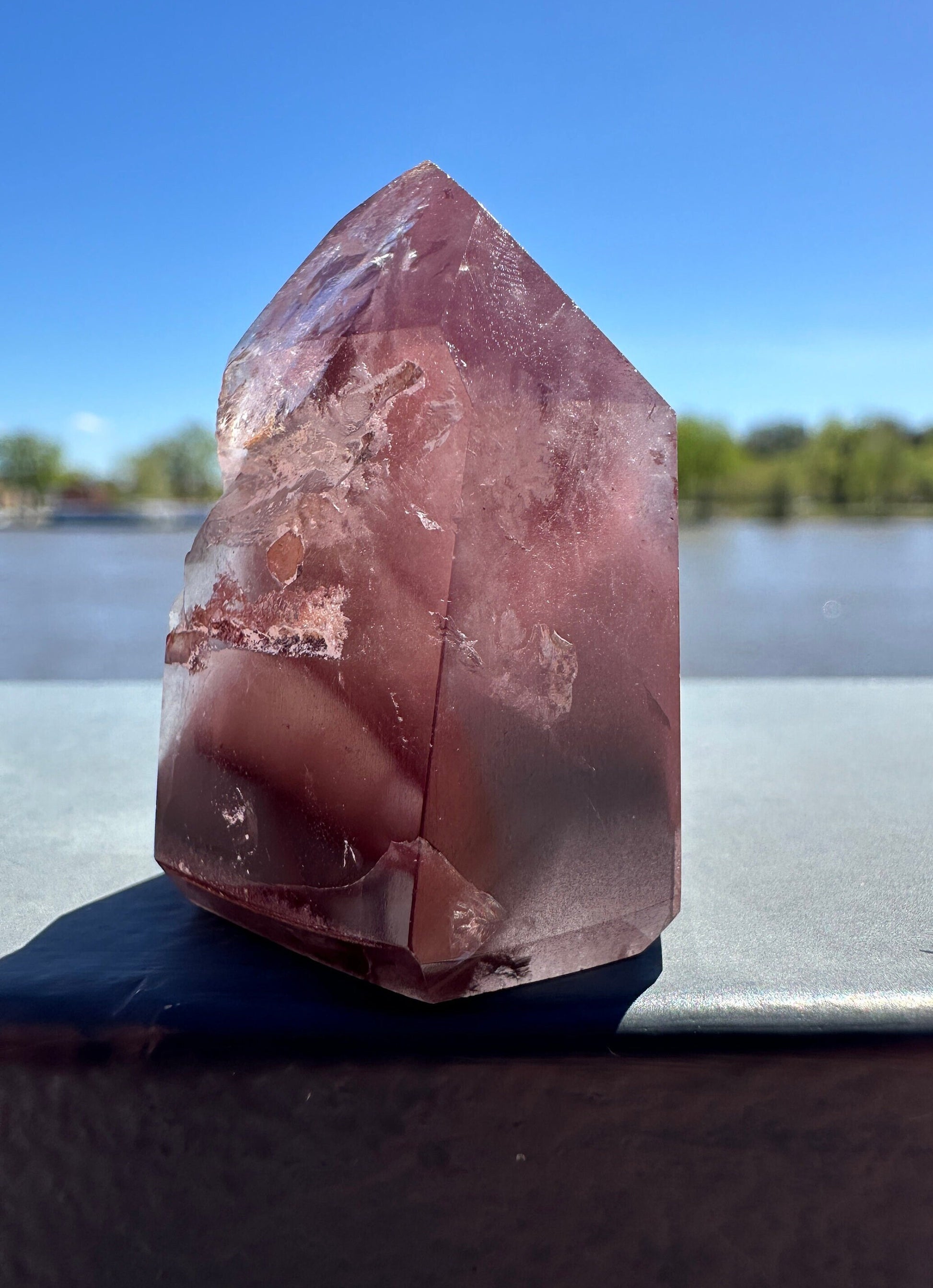 Rare Pink Lithium Point from Brazil | Lithium Tower | Lithium Crystal | Rare Crystals | Pink Lithium Crystal | Lithium Quartz