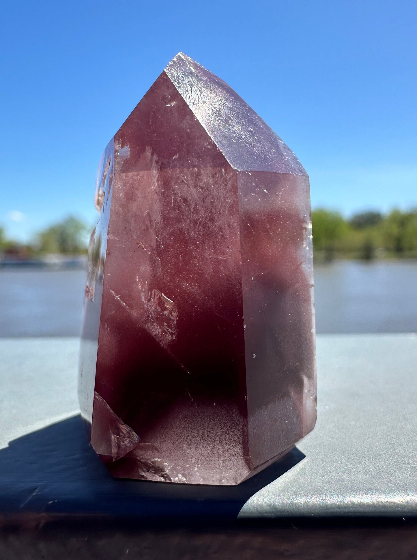 Rare Pink Lithium Point from Brazil | Lithium Tower | Lithium Crystal | Rare Crystals | Pink Lithium Crystal | Lithium Quartz