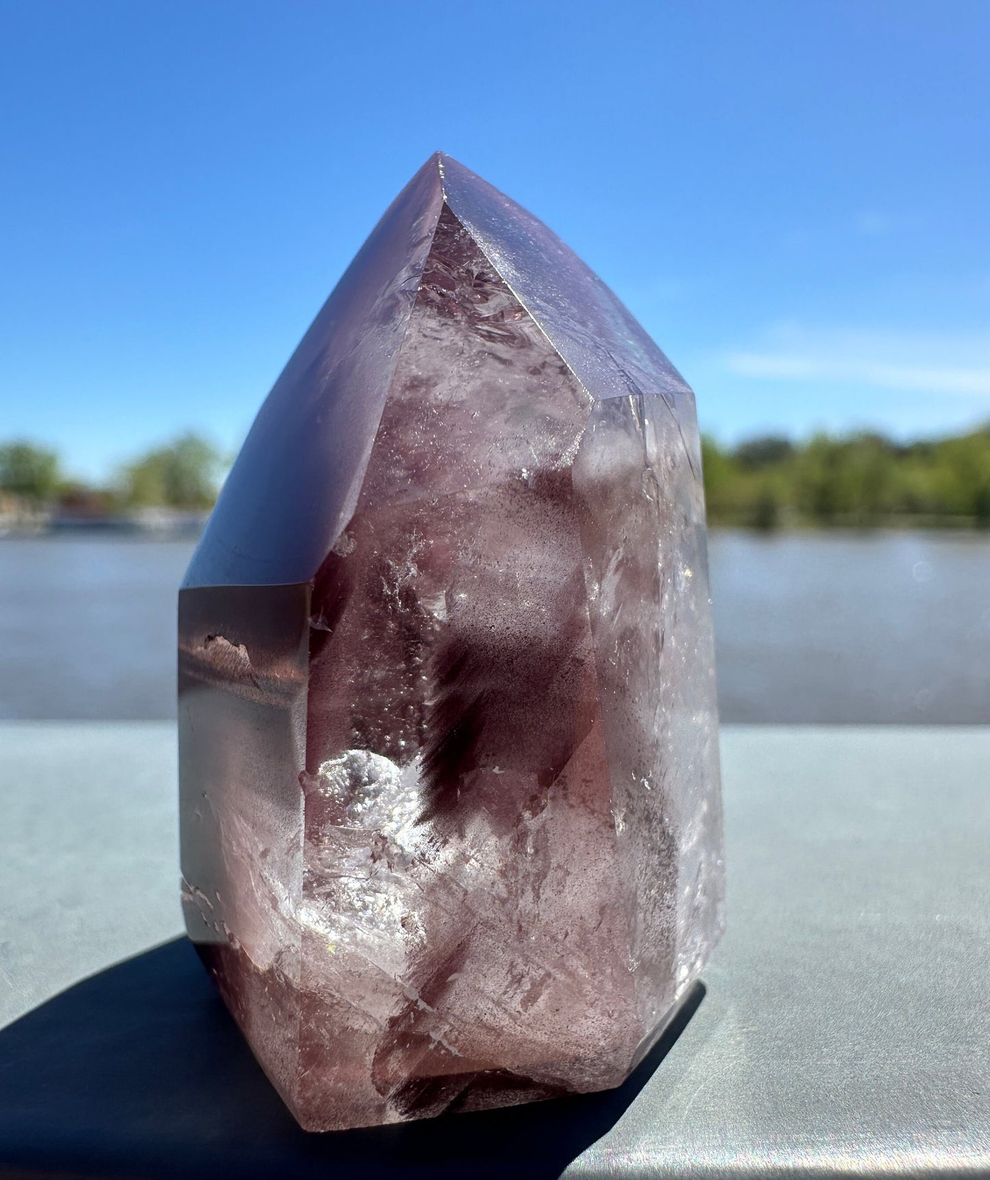 Rare Pink Lithium Point from Brazil | Lithium Tower | Lithium Crystal | Rare Crystals | Pink Lithium Crystal | Lithium Quartz