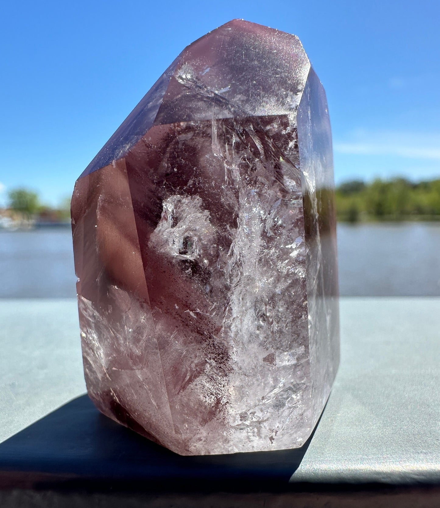 Rare Pink Lithium Point from Brazil | Lithium Tower | Lithium Crystal | Rare Crystals | Pink Lithium Crystal | Lithium Quartz