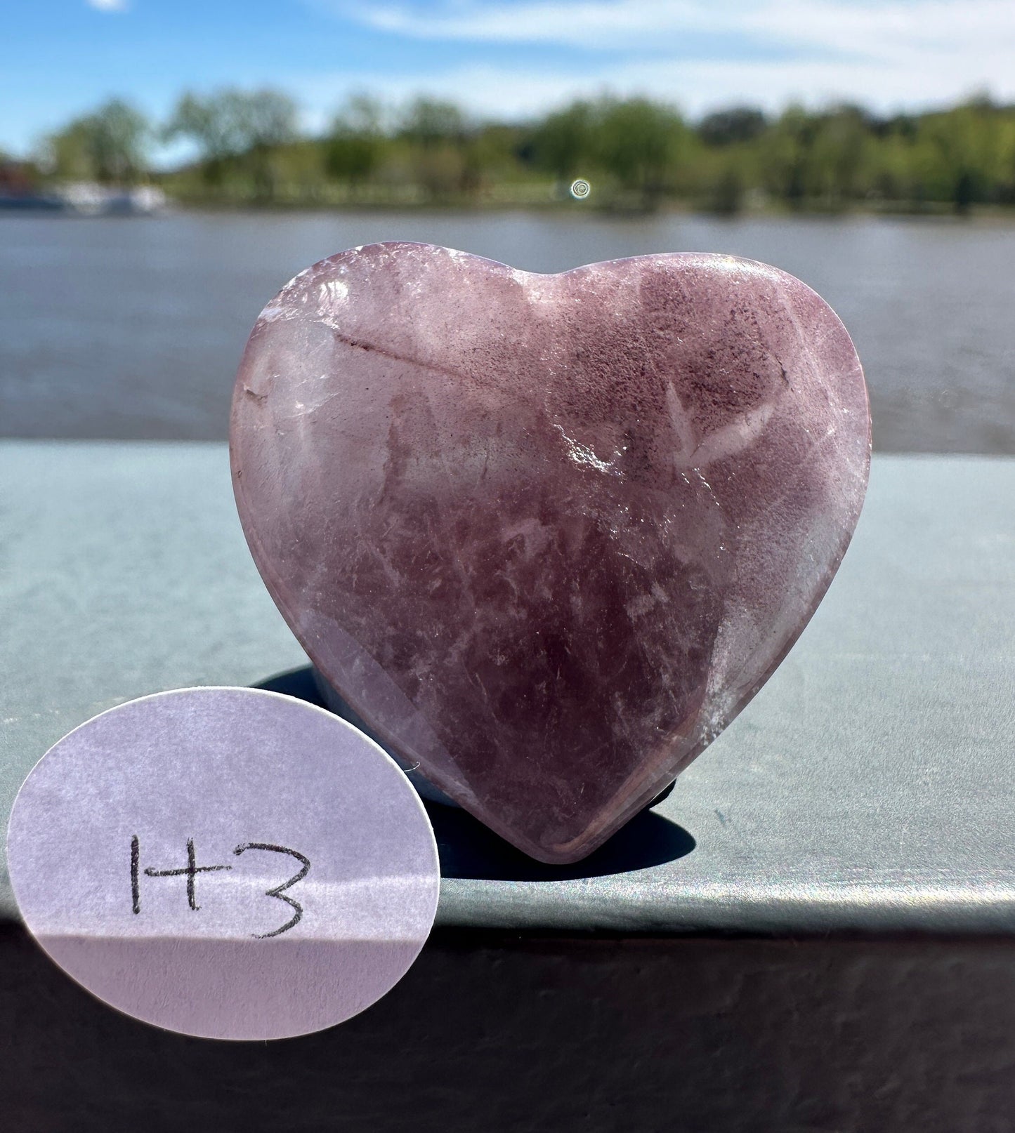 Rare Pink Lithium Heart Carving from Brazil | Lithium Tower | Lithium Crystal | Rare Crystals | Pink Lithium Crystal | Lithium Quartz