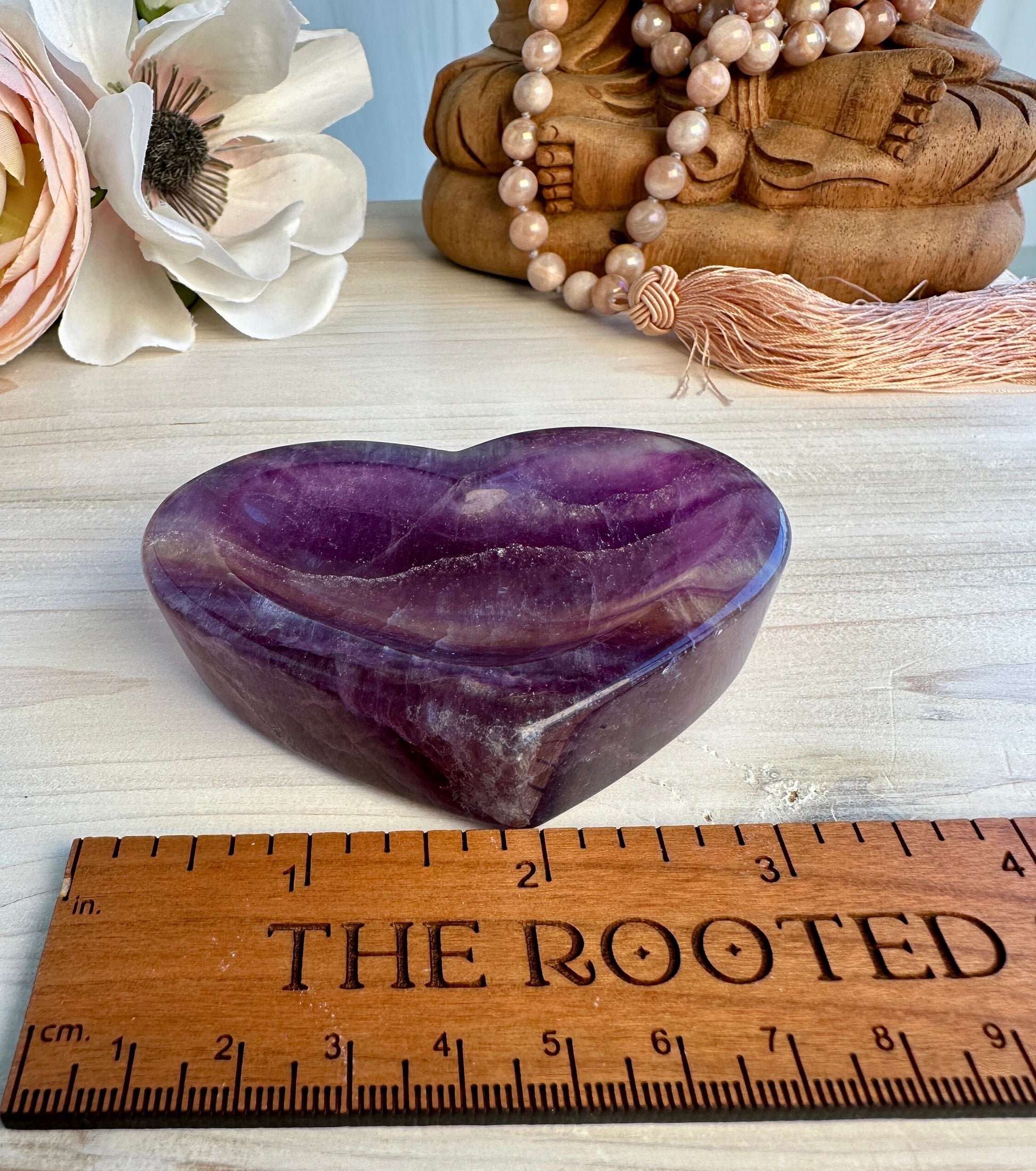 Gorgeous Fluorite Heart Bowl