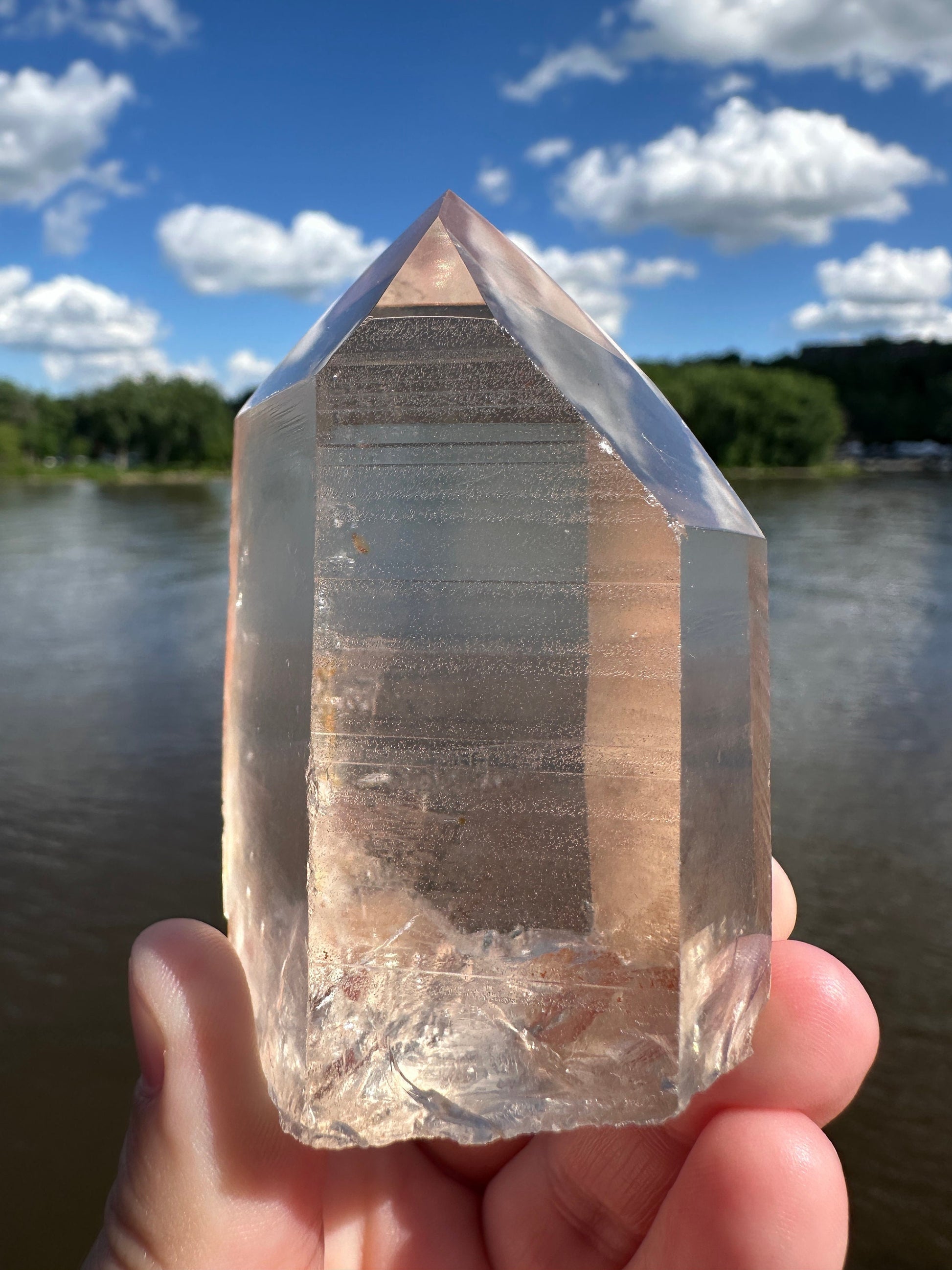 Stunning Rare Raw Golden Healer Lemurian Point