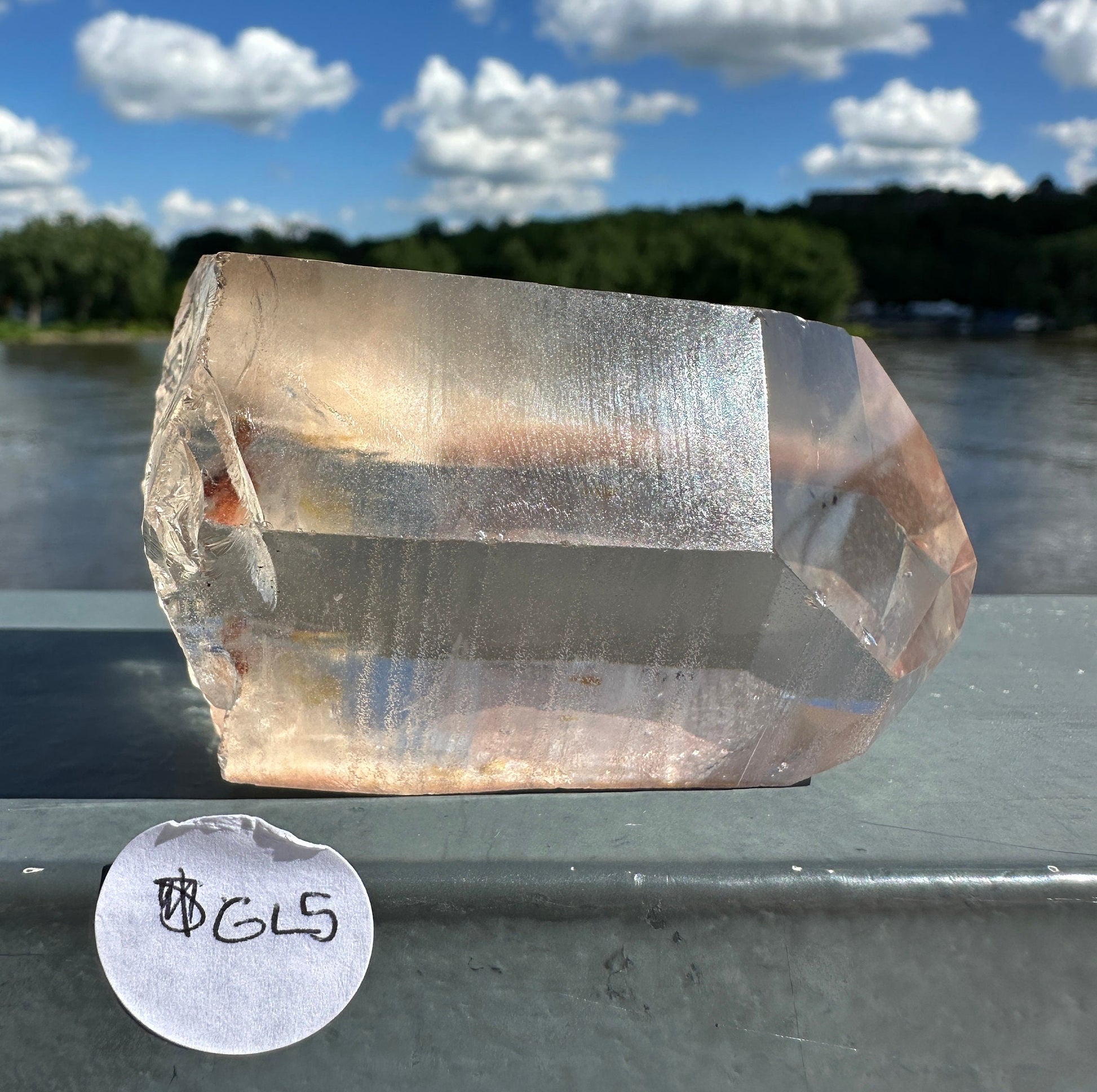 Stunning Rare Raw Golden Healer Lemurian Point