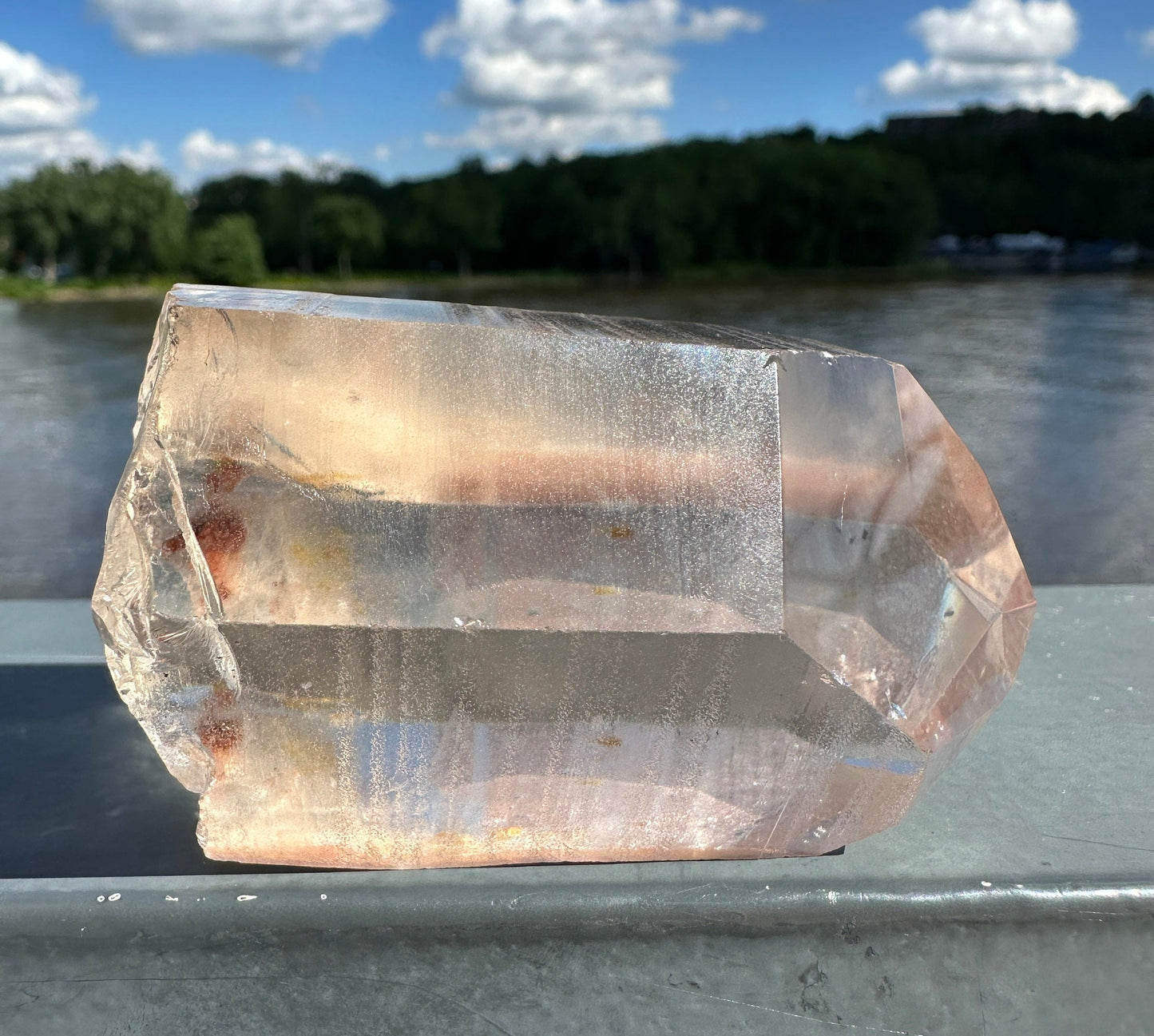 Stunning Rare Raw Golden Healer Lemurian Point