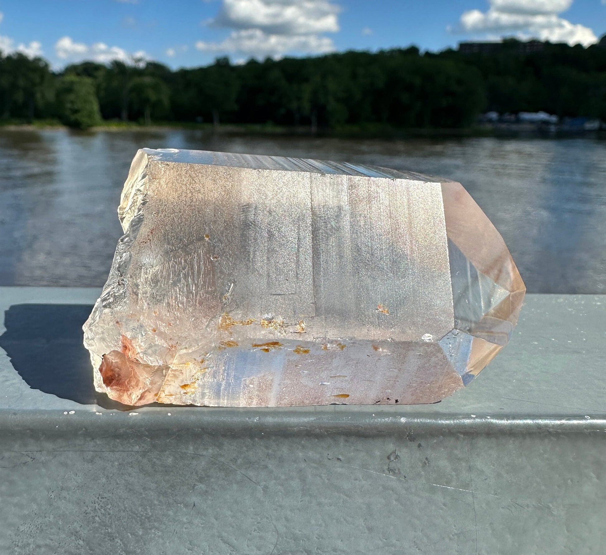 Stunning Rare Raw Golden Healer Lemurian Point