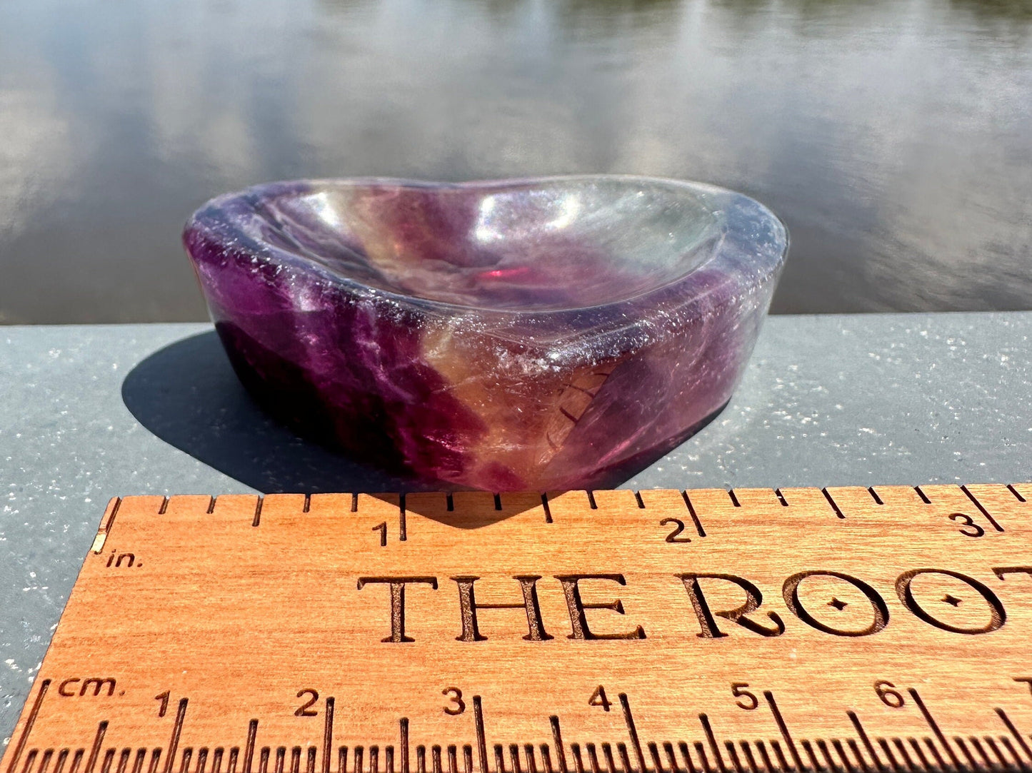 Gorgeous Fluorite Heart Bowl