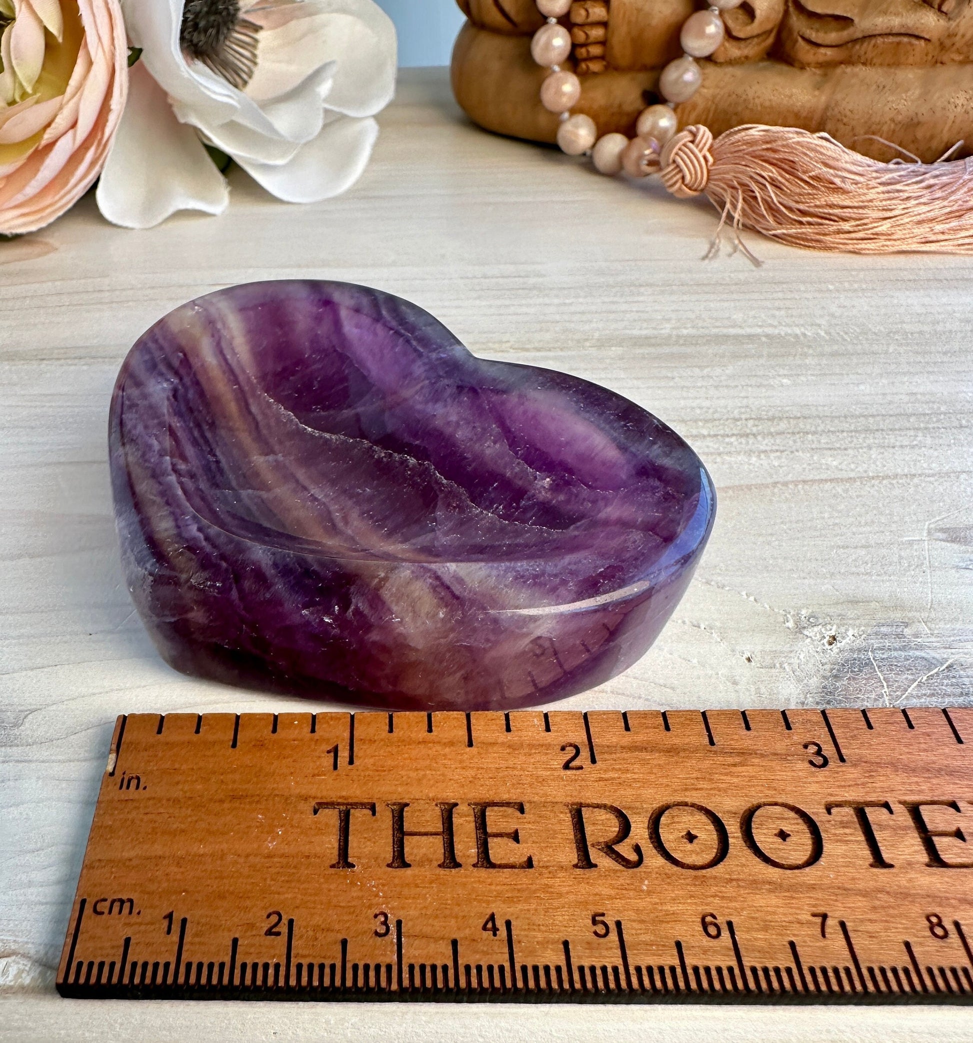 Gorgeous Fluorite Heart Bowl