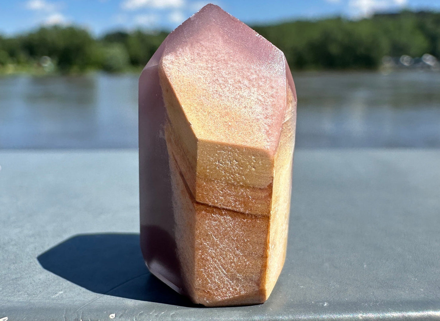 Rare Mini Pink Lithium Tower from Brazil | Lithium Tower | Lithium Crystal | Rare Crystals | Pink Lithium Crystal | Lithium Quartz