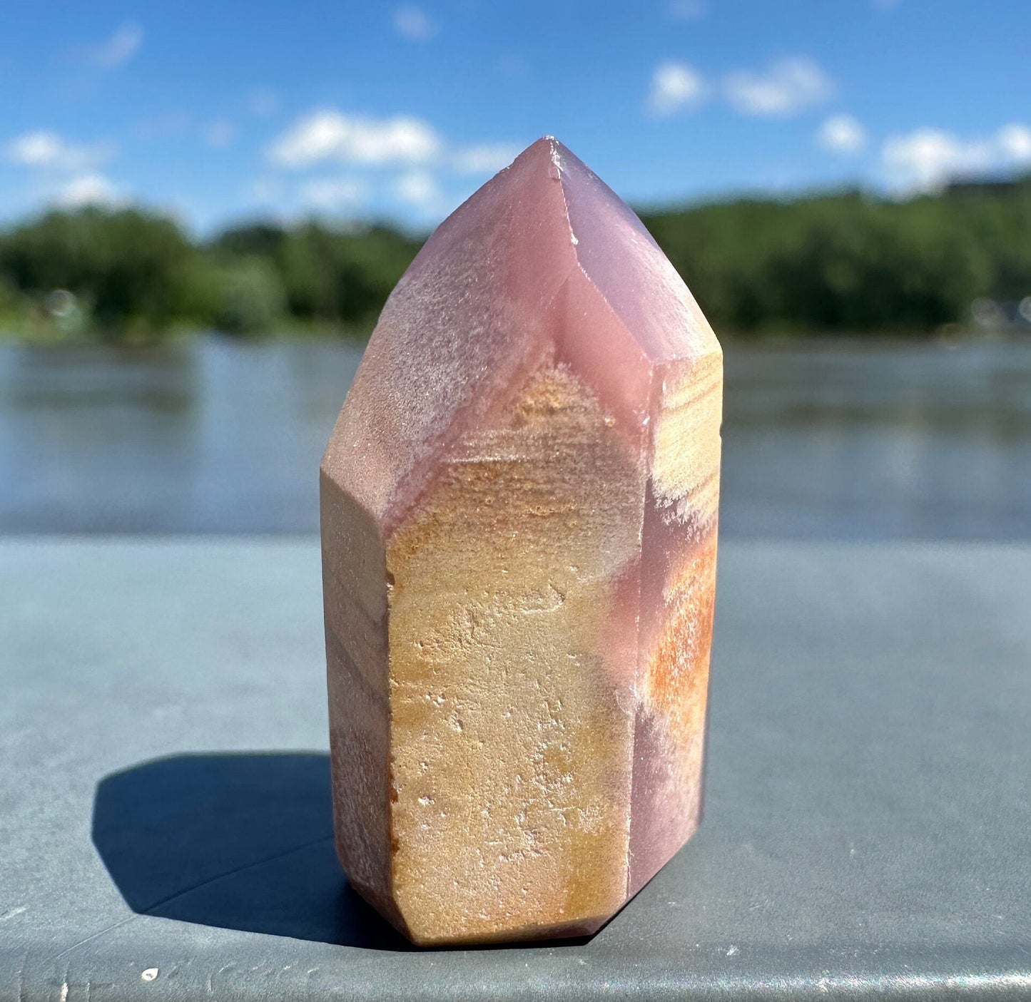 Rare Mini Pink Lithium Tower from Brazil | Lithium Tower | Lithium Crystal | Rare Crystals | Pink Lithium Crystal | Lithium Quartz