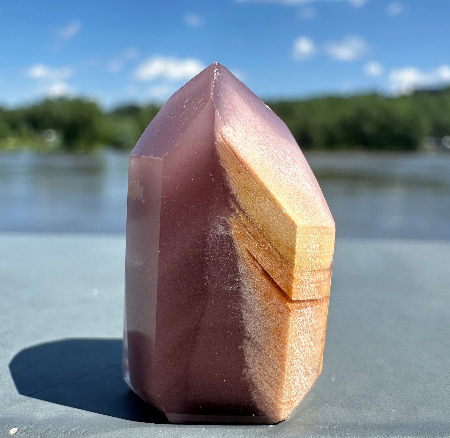 Rare Mini Pink Lithium Tower from Brazil | Lithium Tower | Lithium Crystal | Rare Crystals | Pink Lithium Crystal | Lithium Quartz