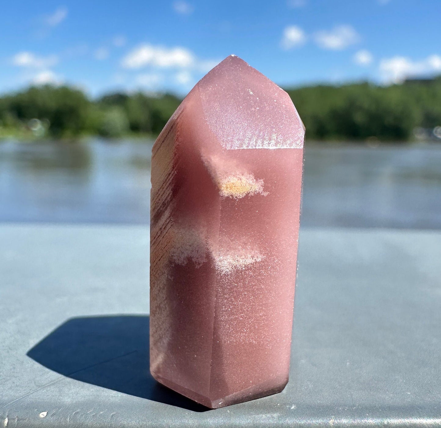 Rare Mini Pink Lithium Tower from Brazil | Lithium Tower | Lithium Crystal | Rare Crystals | Pink Lithium Crystal | Lithium Quartz