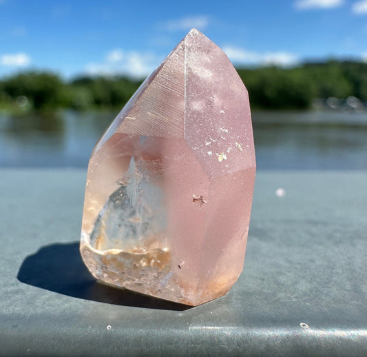 Rare Mini Pink Lithium Tower from Brazil | Lithium Tower | Lithium Crystal | Rare Crystals | Pink Lithium Crystal | Lithium Quartz