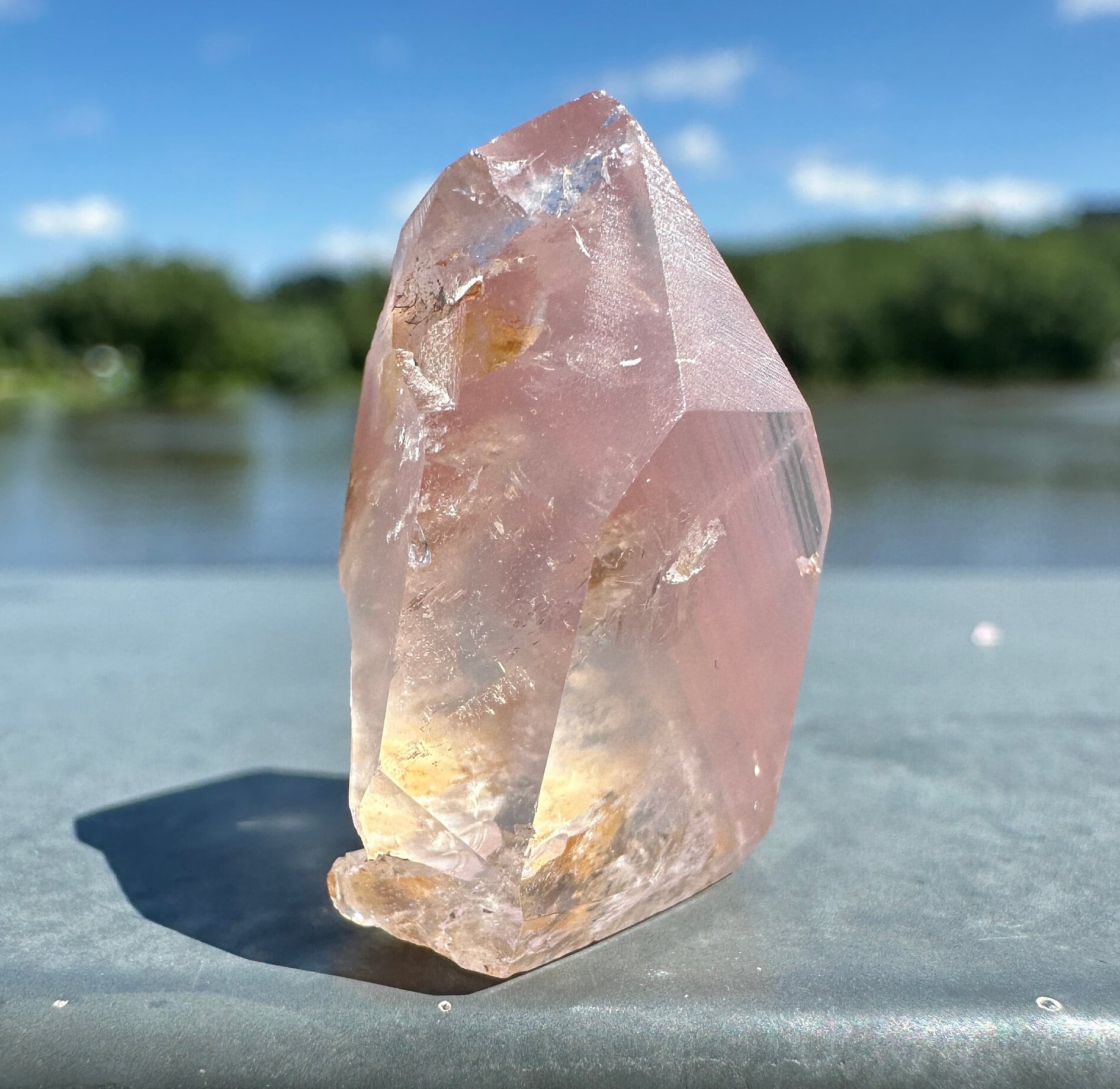 Rare Mini Pink Lithium Tower from Brazil | Lithium Tower | Lithium Crystal | Rare Crystals | Pink Lithium Crystal | Lithium Quartz