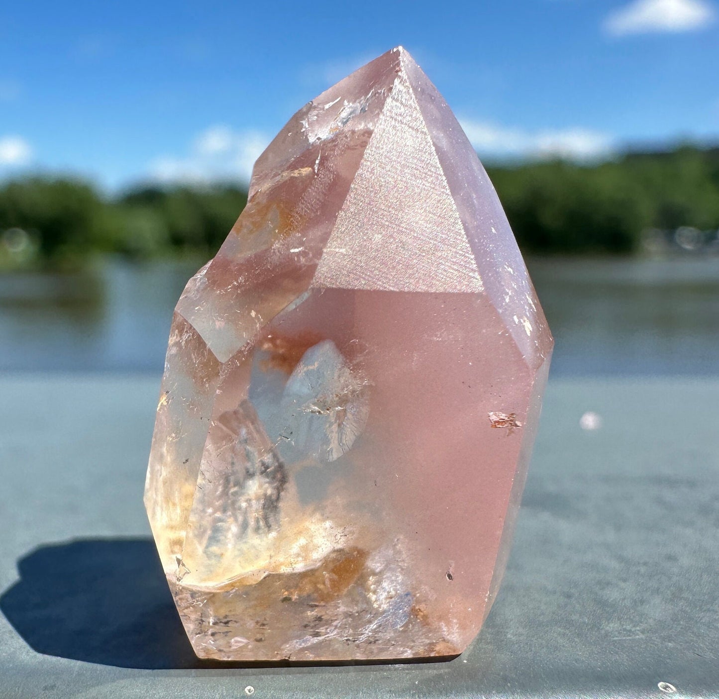 Rare Mini Pink Lithium Tower from Brazil | Lithium Tower | Lithium Crystal | Rare Crystals | Pink Lithium Crystal | Lithium Quartz