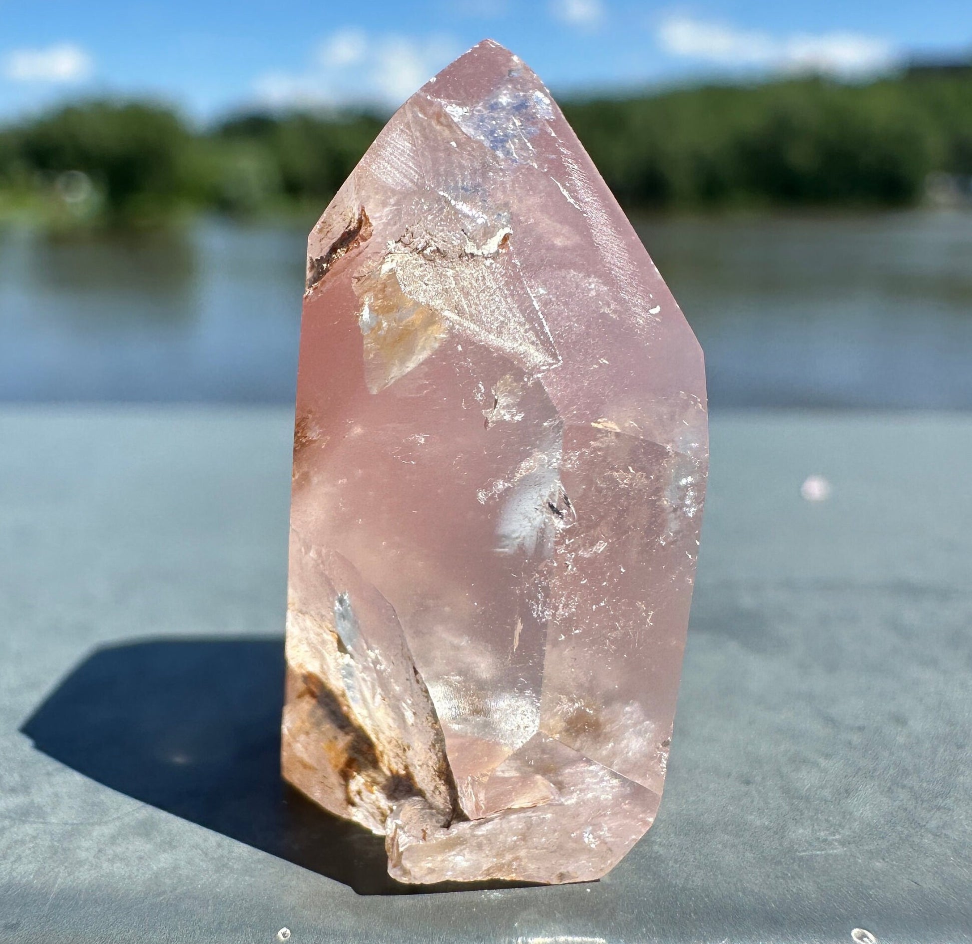 Rare Mini Pink Lithium Tower from Brazil | Lithium Tower | Lithium Crystal | Rare Crystals | Pink Lithium Crystal | Lithium Quartz