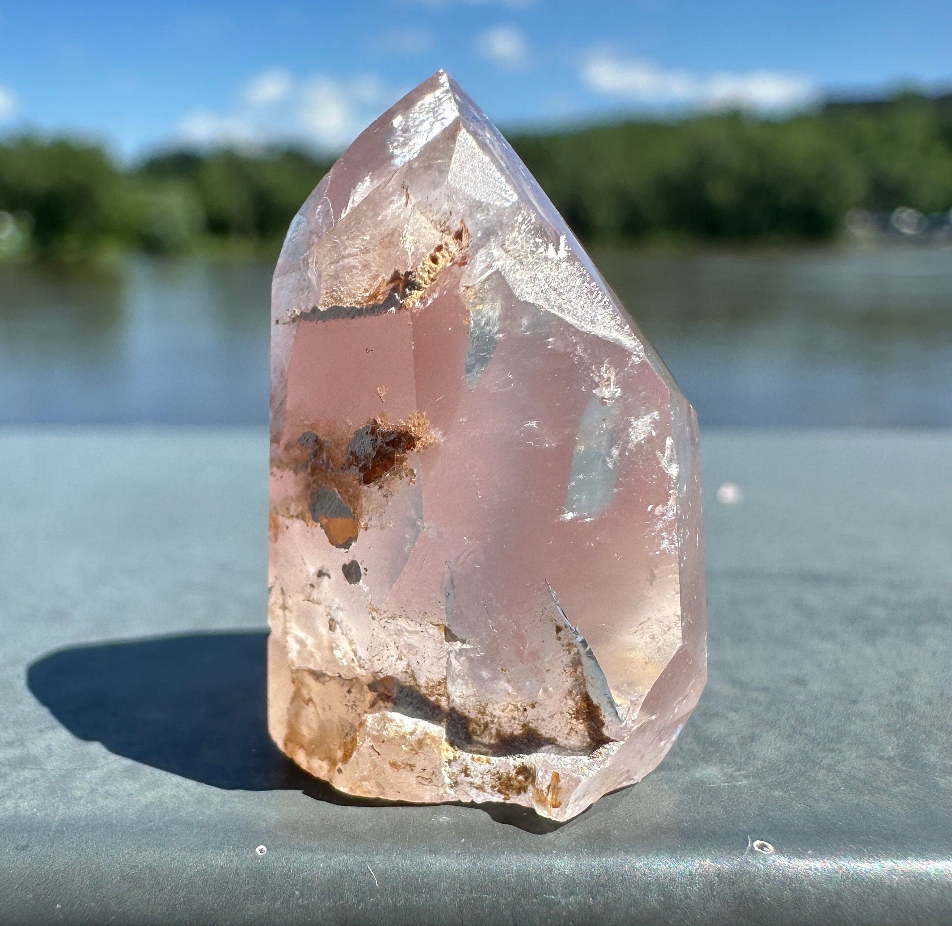 Rare Mini Pink Lithium Tower from Brazil | Lithium Tower | Lithium Crystal | Rare Crystals | Pink Lithium Crystal | Lithium Quartz